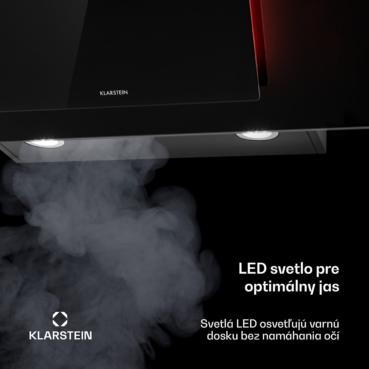 Eleonora 90, digestor, 90 cm, nastenný, 426 m³/h, dotykový panel, LED, A++, čierny 90 cm | Čierna