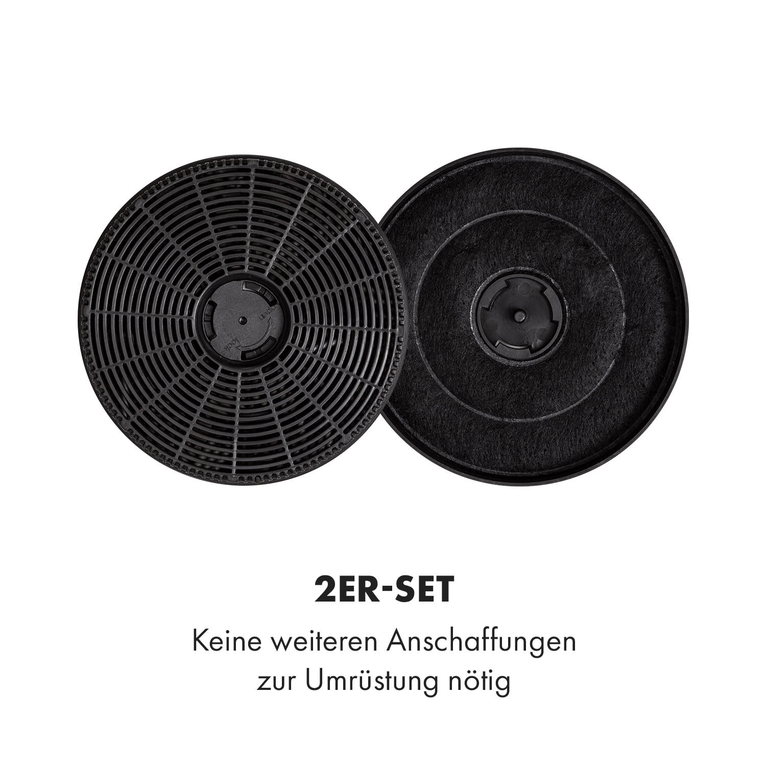 Aktivkohlefilter für Dunstabzugshauben 2 x Filter Umluftbetrieb 