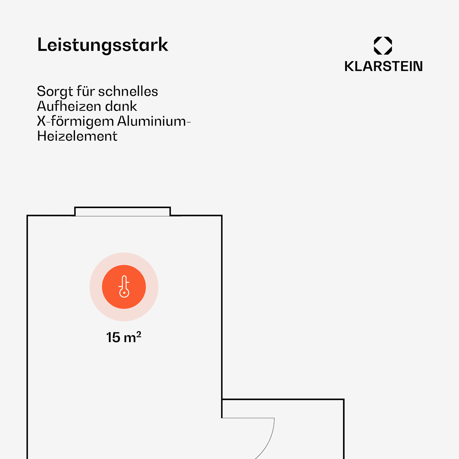 Bansin Smart 1500 Konvektionsheizgerät 1500W App-Steuerung 1500 W | Schwarz