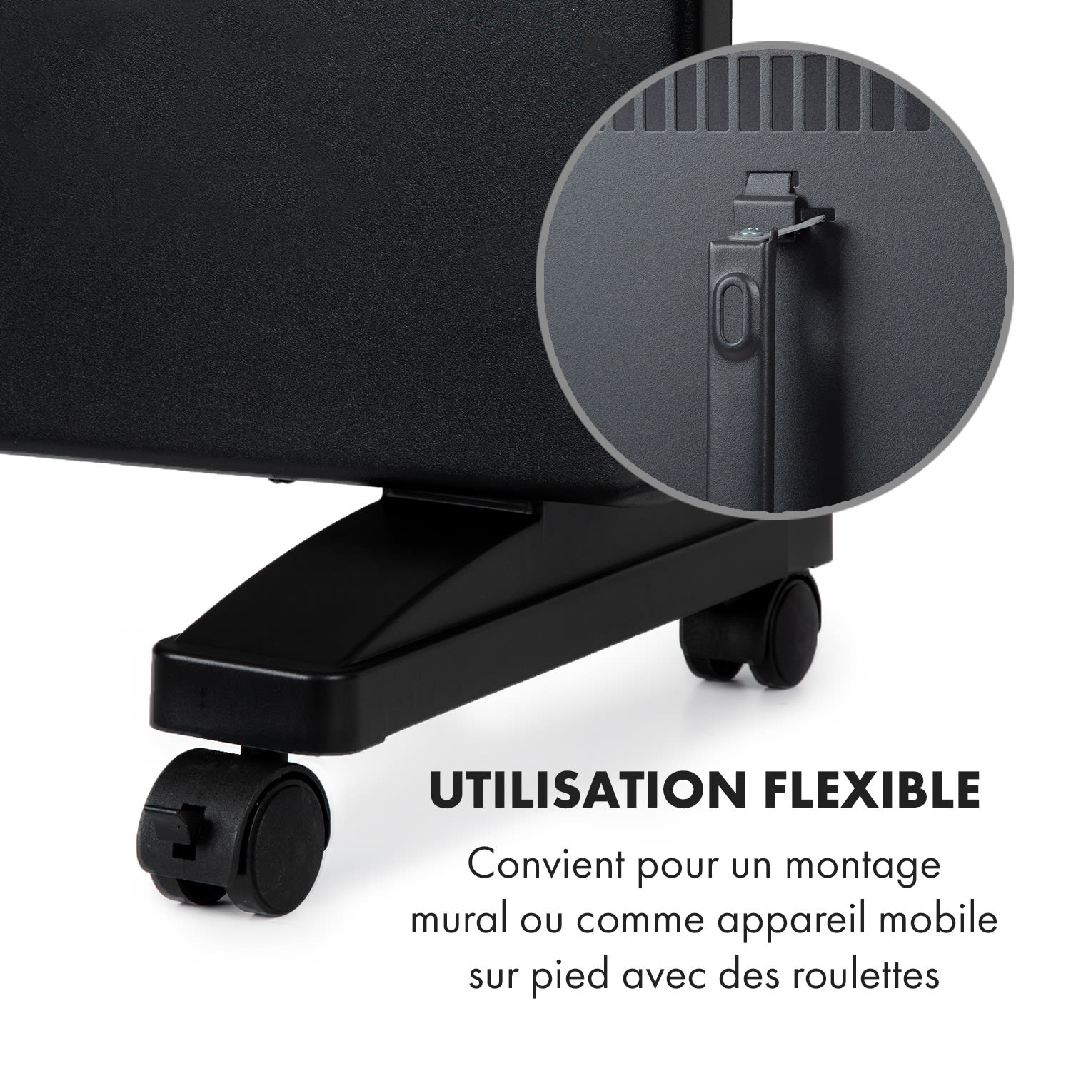 Bansin Smart 1500 convectieverwarming 1500W app bediening 1500 W | Zwart