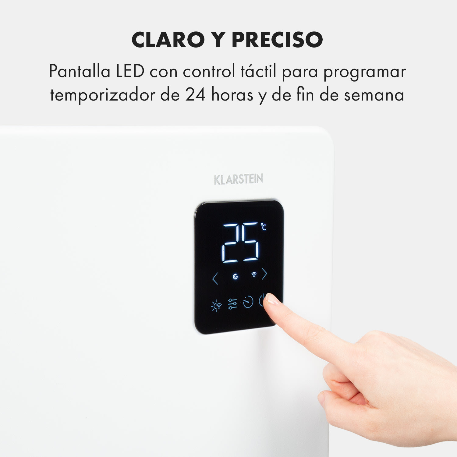 Bansin Smart 2500 Radiador eléctrico 2500W Control por aplicación 2500 W | Blanco
