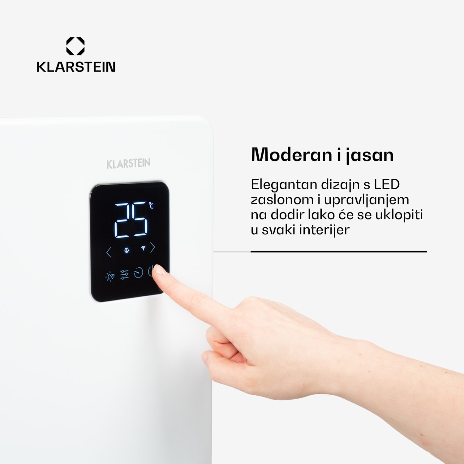 Bansin Smart 2500, konvekcijska grijalica, 2500 W, upravljanje putem aplikacije 