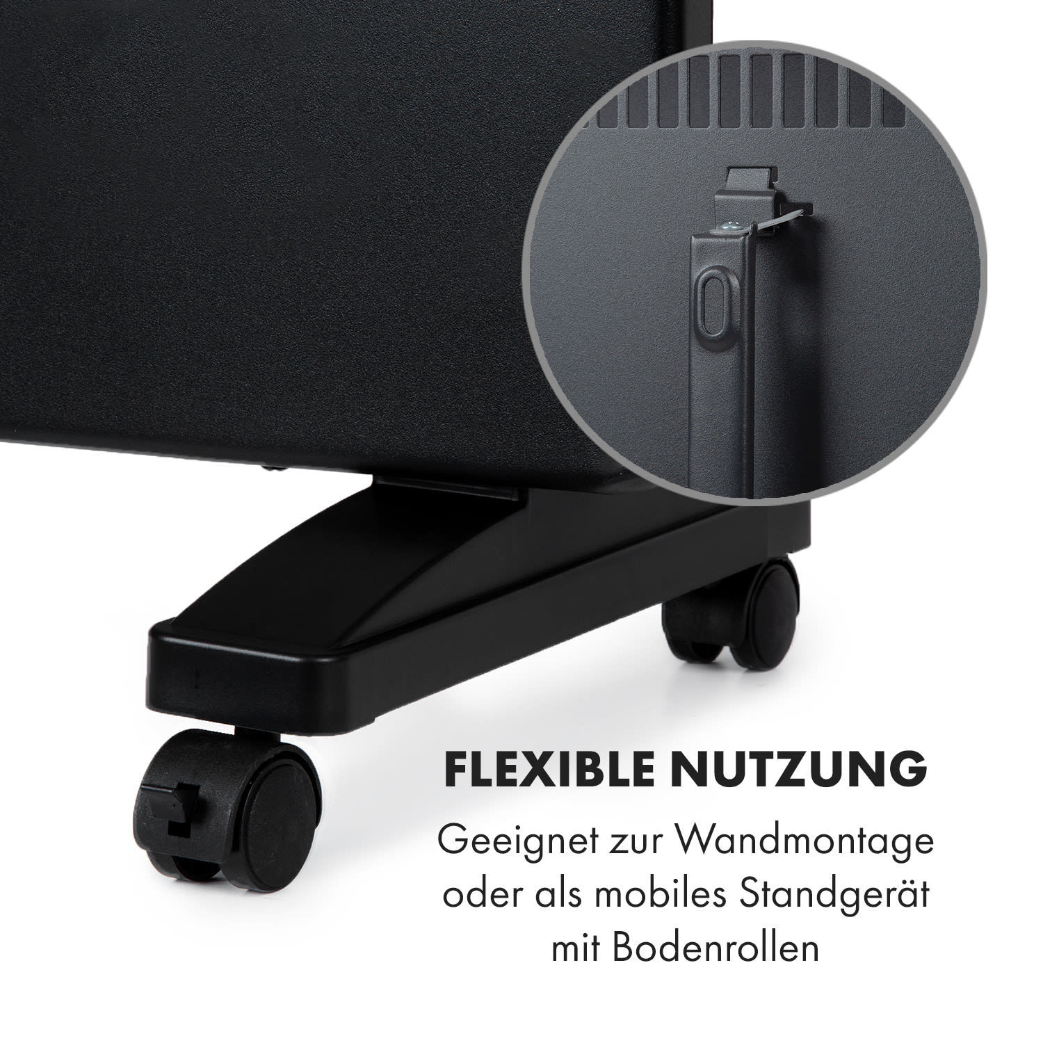 Bansin Smart 2500 Konvektionsheizgerät 2500W App-Steuerung 2500 W | Schwarz