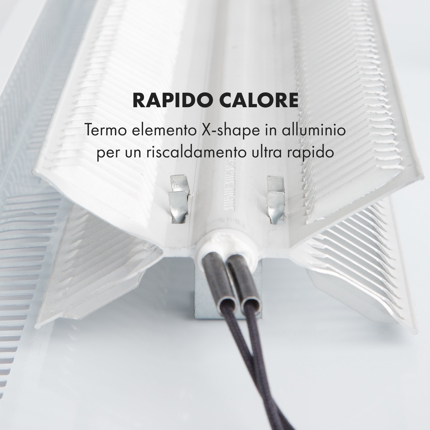 Bansin Smart 2500, Termoconvettore, Controllo con App, 2500W 2500 W | Nero