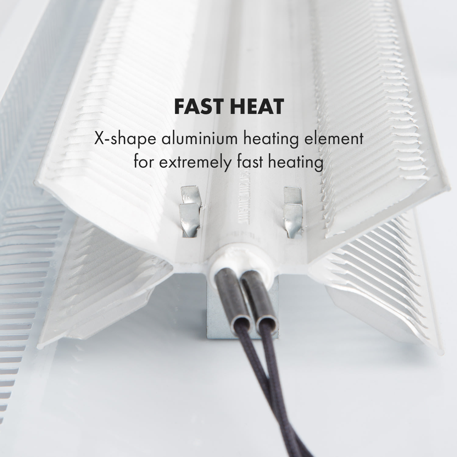 Bansin Smart 2500, konvektor, 2500 W, vezérlés applikáción keresztül 2500 W | Fekete