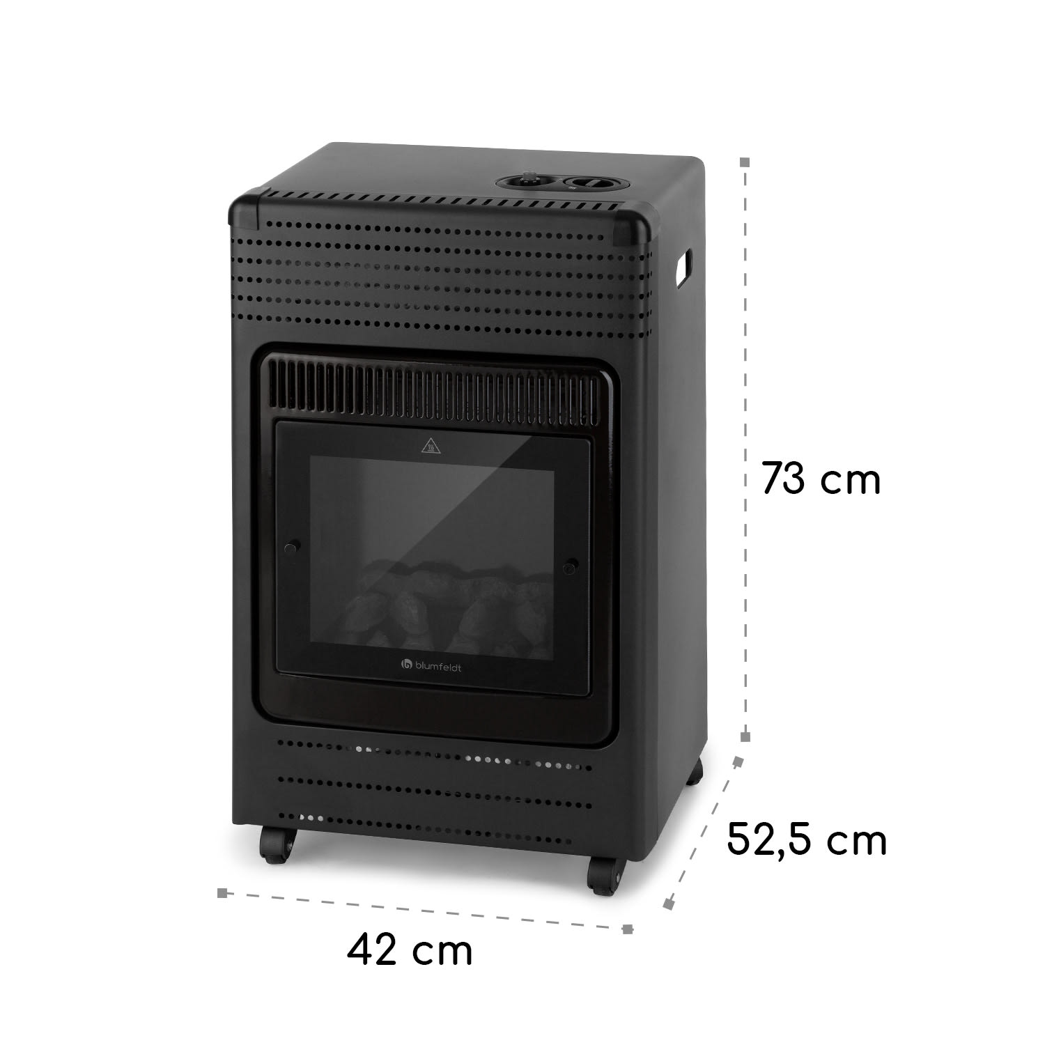 Andora Flame Gasheizofen Gasheizer Feuerschein bis 3,4kW