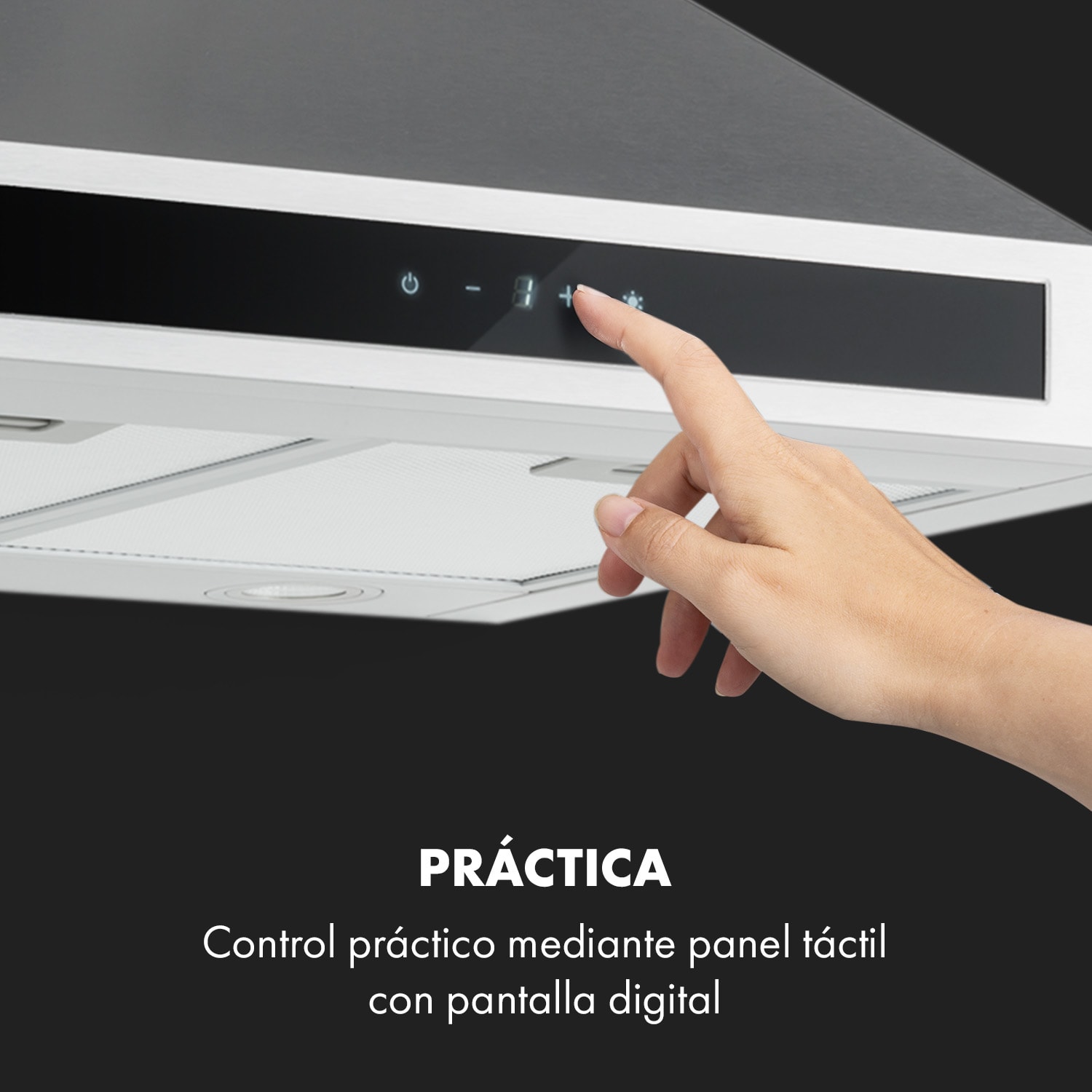 Zelda Eco 60 Campana extractora 240 W 3 niveles 410 m³/h LED EEK: A+ 