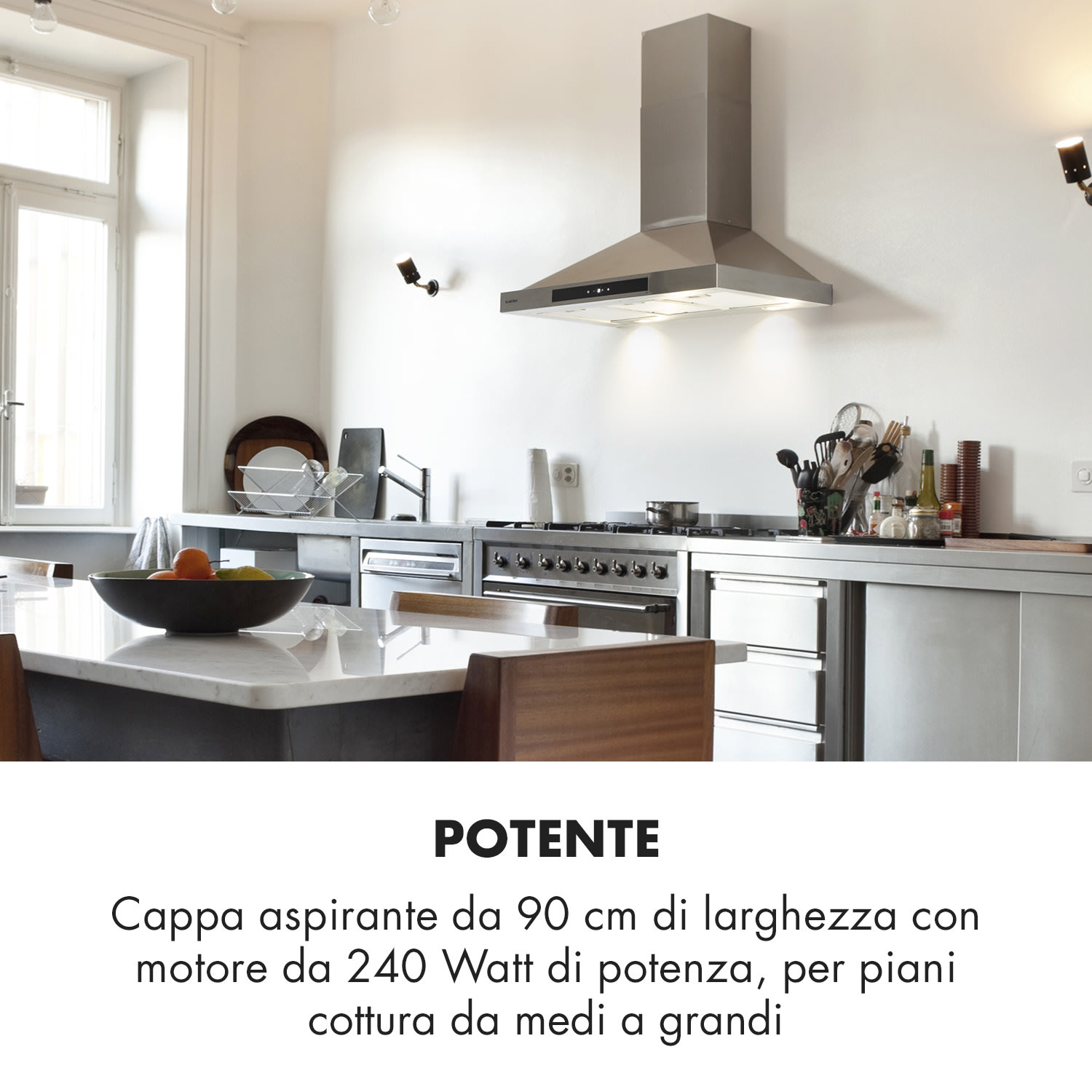 Zelda Eco 90, Cappa Aspirante 90 cm