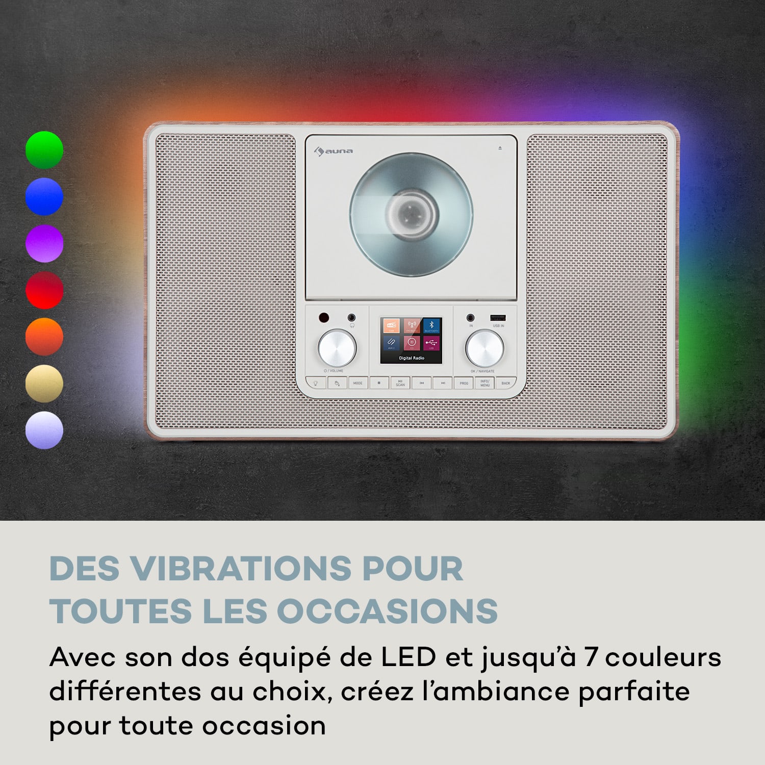 Scala VCD radio numérique CD BT MP3 radio DAB+ FM 