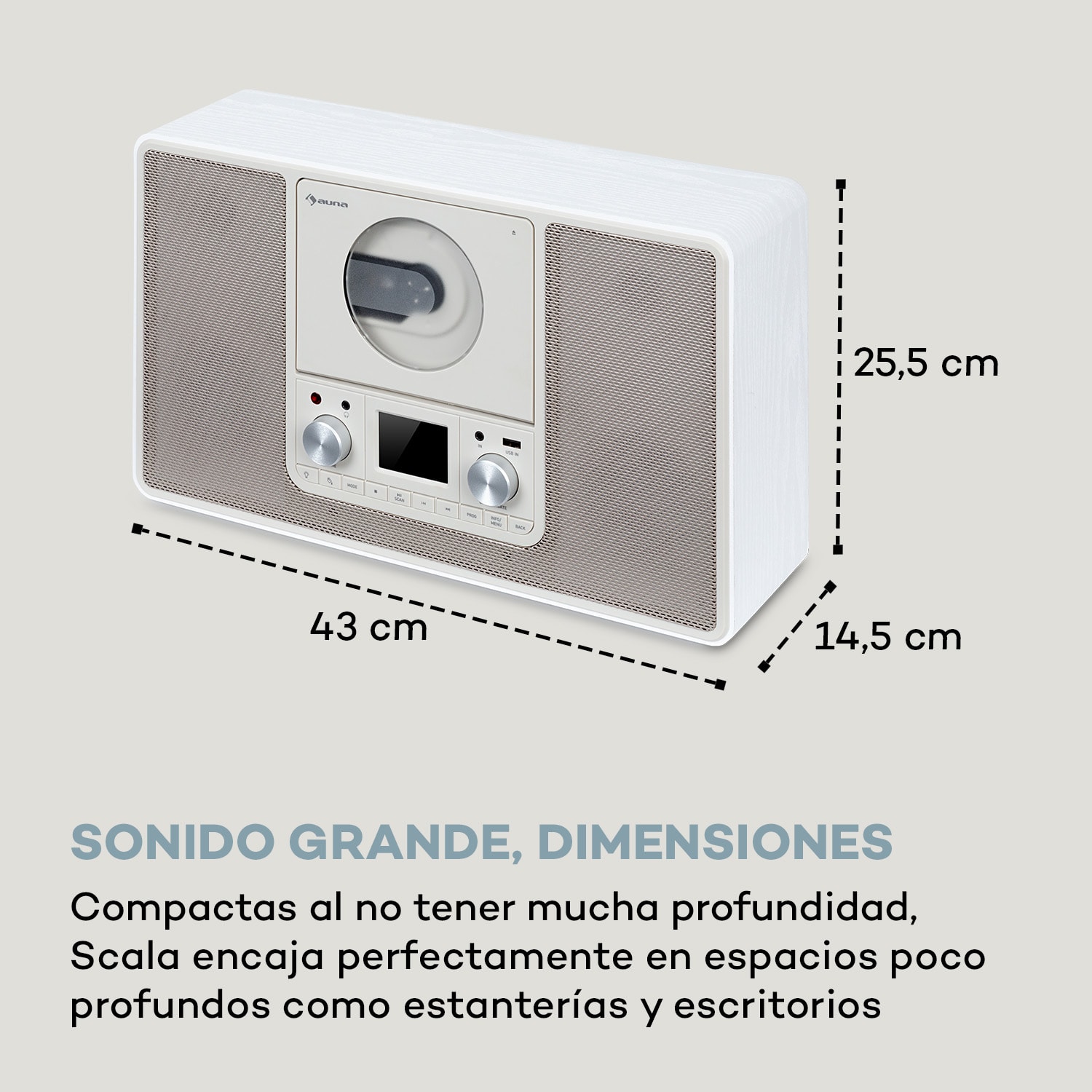 Scala VCD Radio digital CD BT MP3 DAB+ Radio FM 