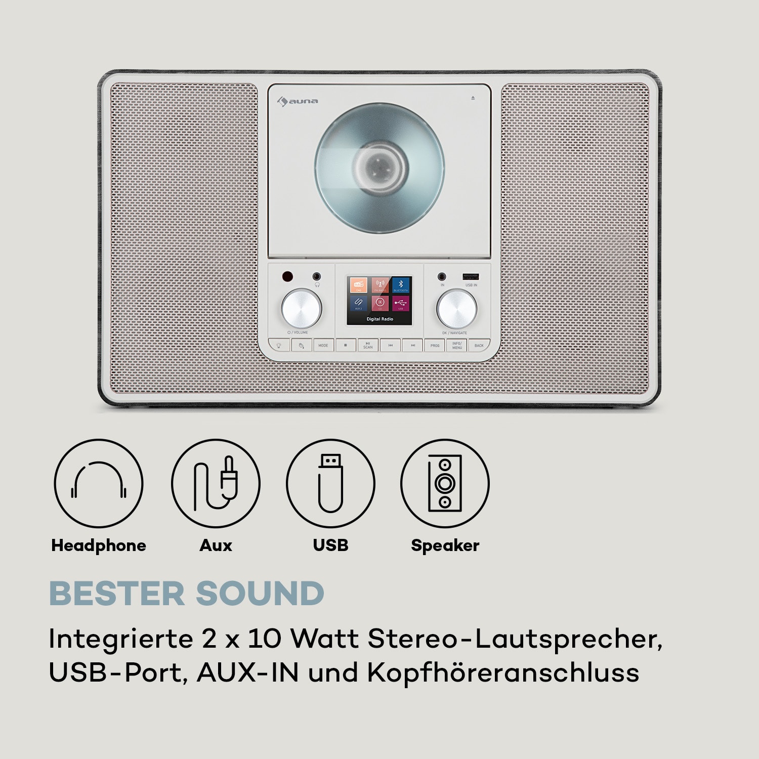 Scala VCD Digitalradio CD BT MP3 DAB+ UKW Radio 