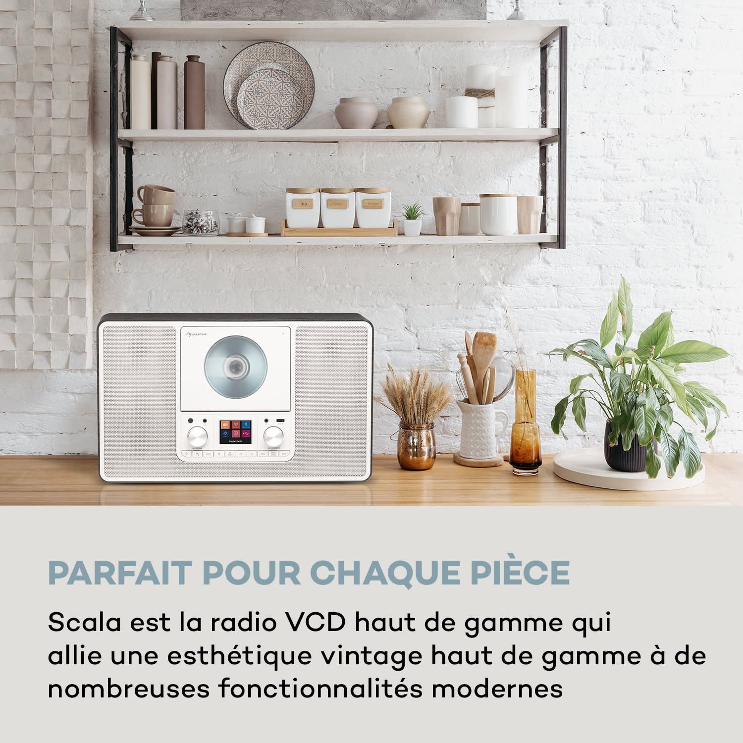 Scala VCD digitale radio CD BT MP3 DAB+ FM radio 