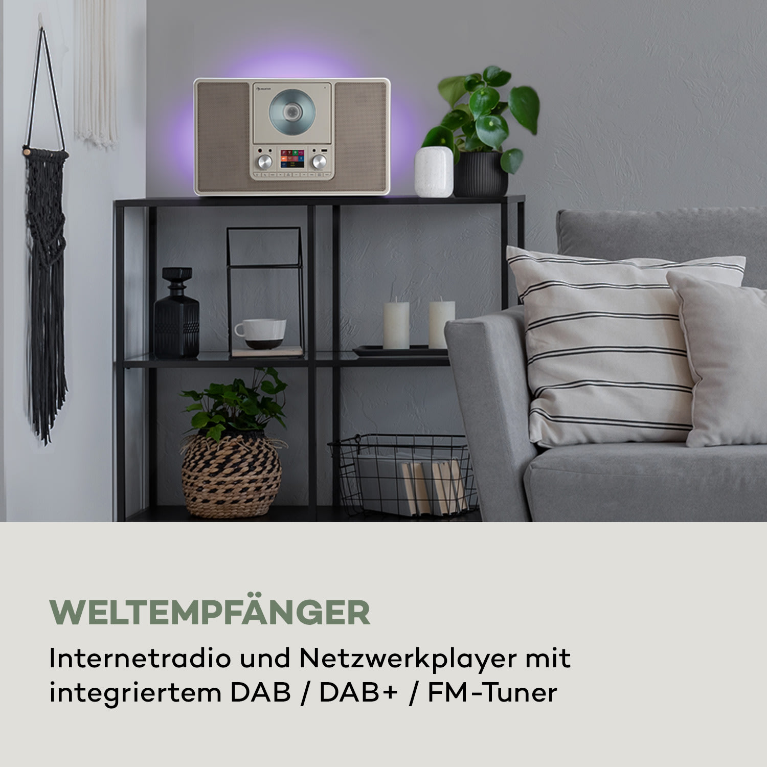 Scala VCD-IR Internetradio WLAN CD BT MP3 DAB+ UKW Radio 