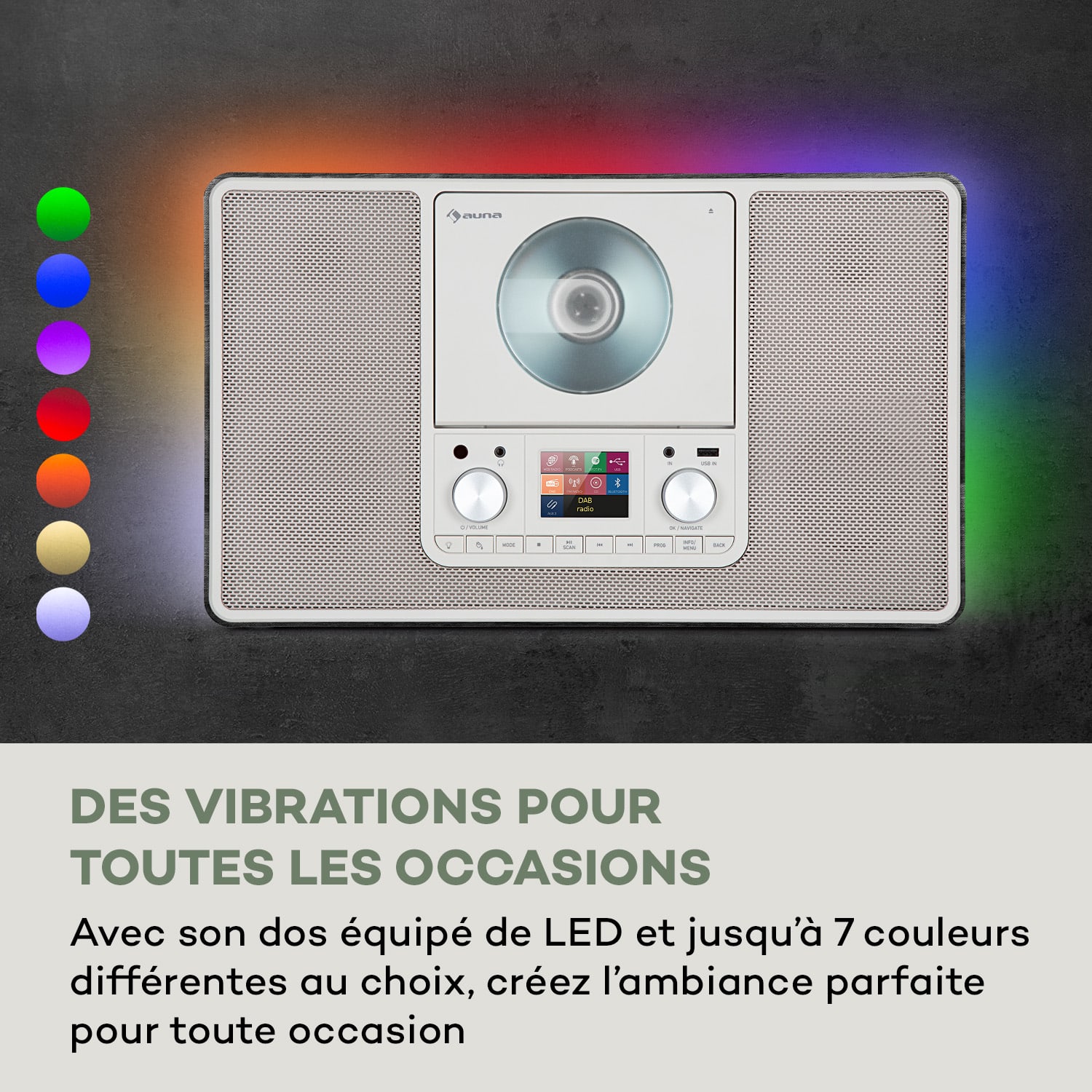 Scala VCD-IR radio Internet Wifi CD BT MP3 DAB+ FM Radio 