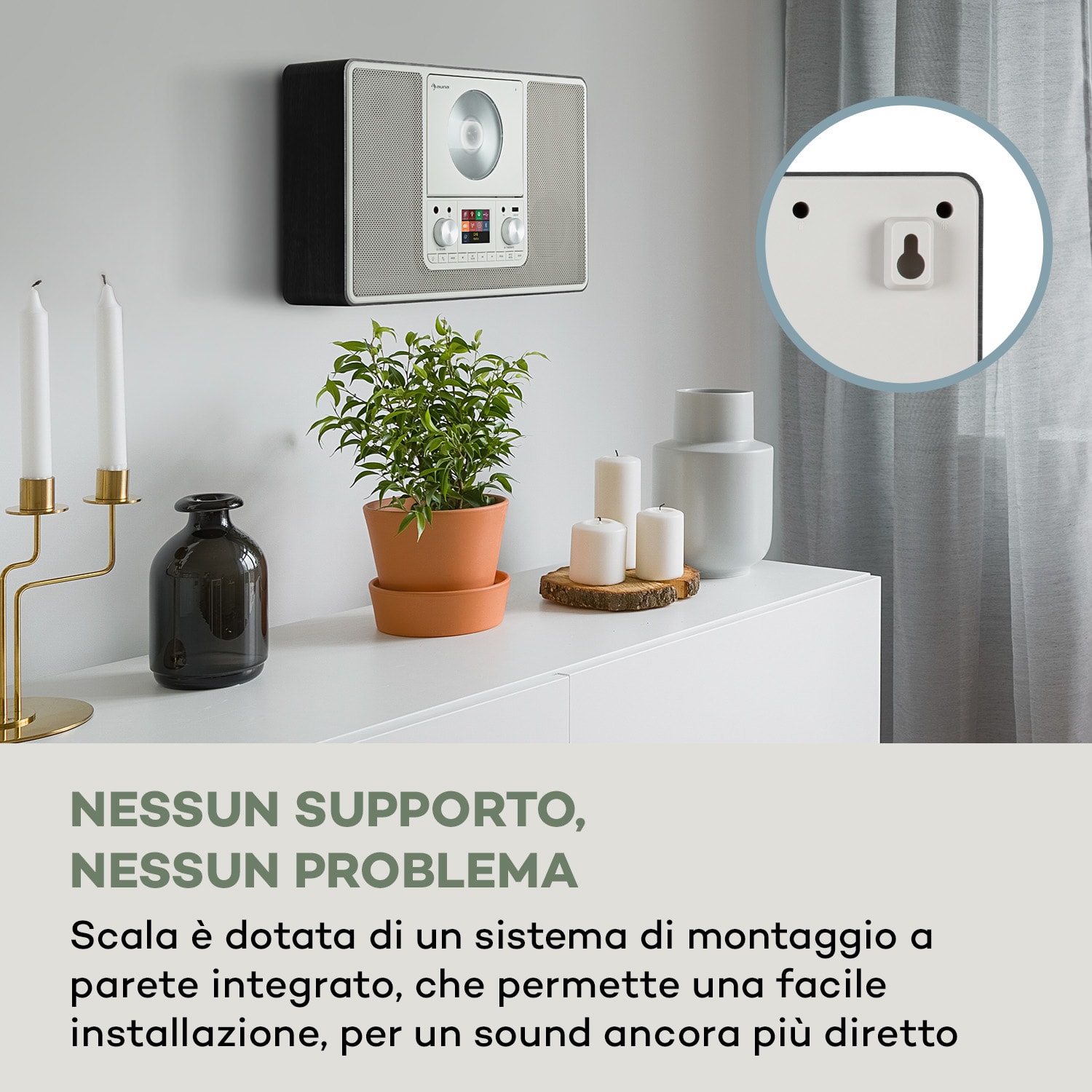 Scala VCD-IR, radio internet, WIFI, CD, BT, MP3, DAB+, FM 