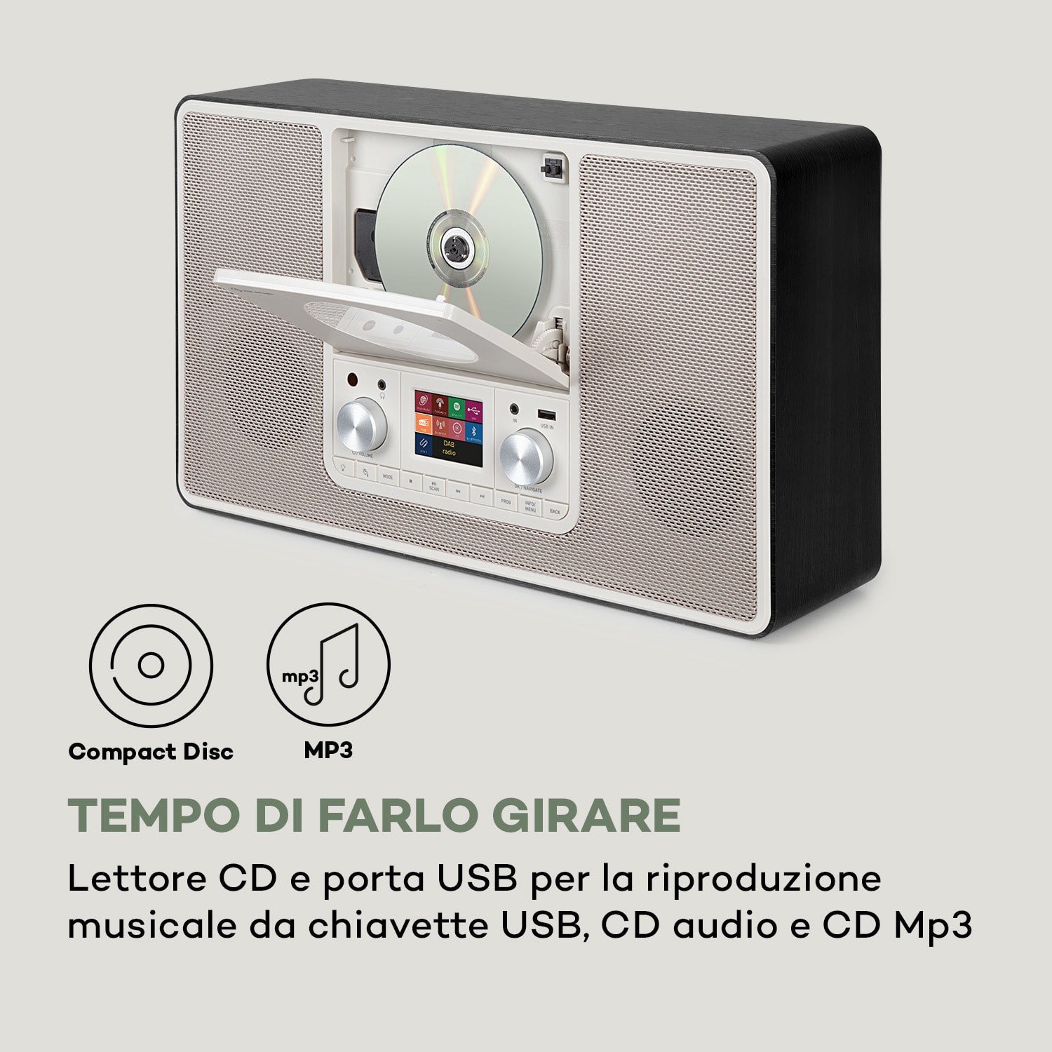 Scala VCD-IR, radio internet, WIFI, CD, BT, MP3, DAB+, FM
