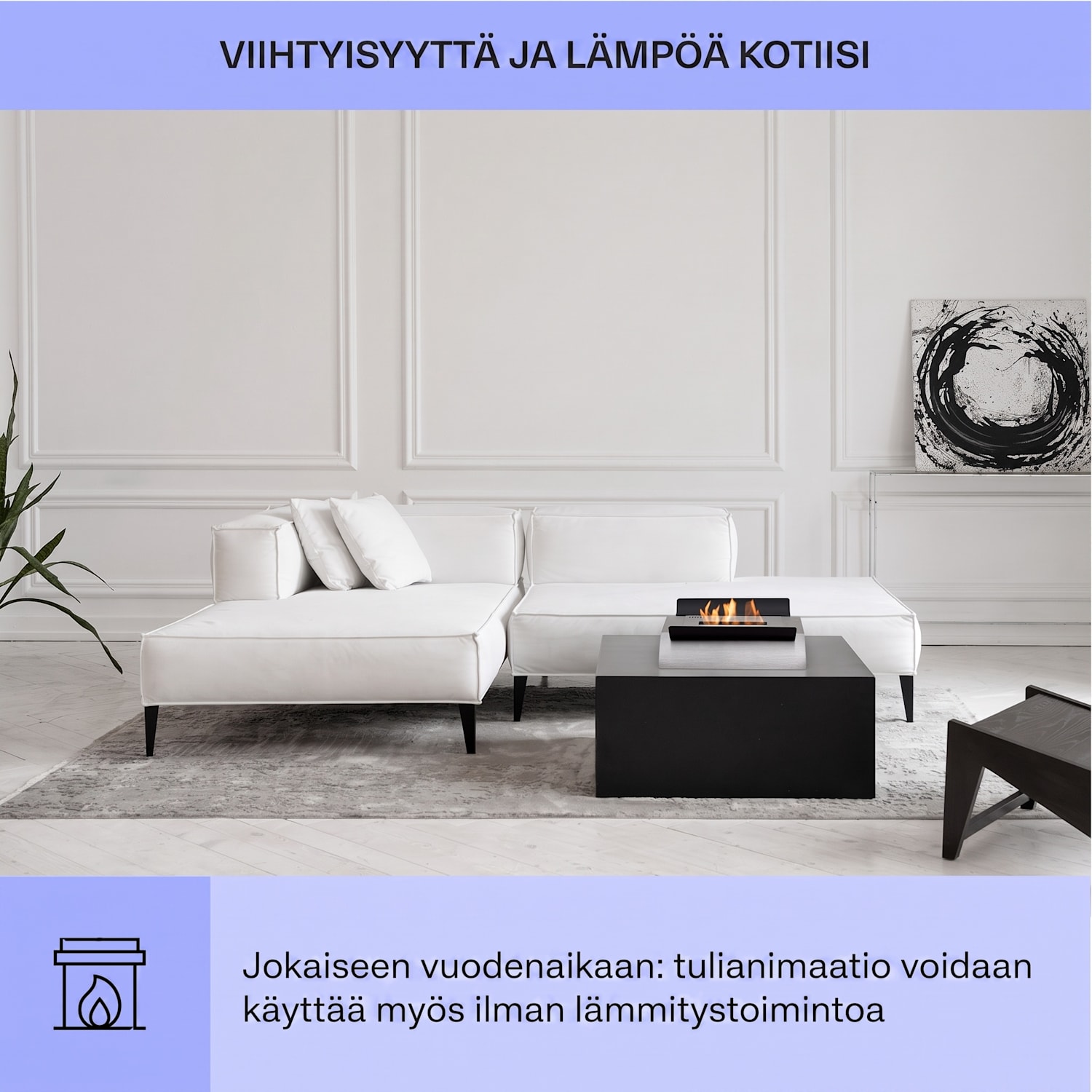 Phantasma Graca -biotakka savuton & hajuton bioetanoli 