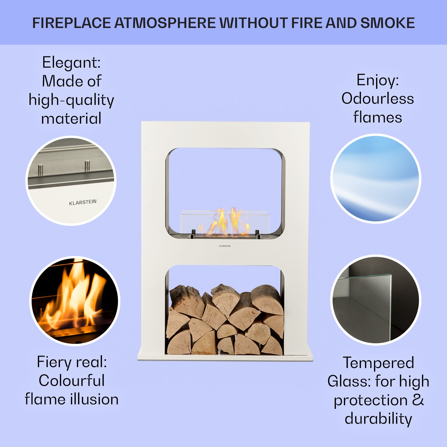 Phantasma Peña füst- és szagmentes etanolos kandalló bio etanol 