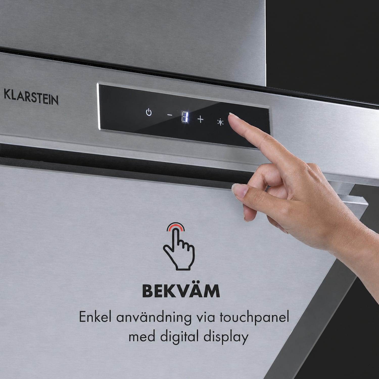 Balzac Silent 60 Köksfläkt 250W 604 m³/h LED EK A 
