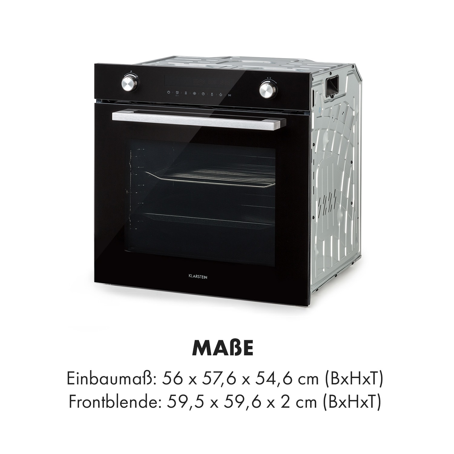 Robuchon Einbaubackofen 3200W 11 Funktionen EEK A+ 