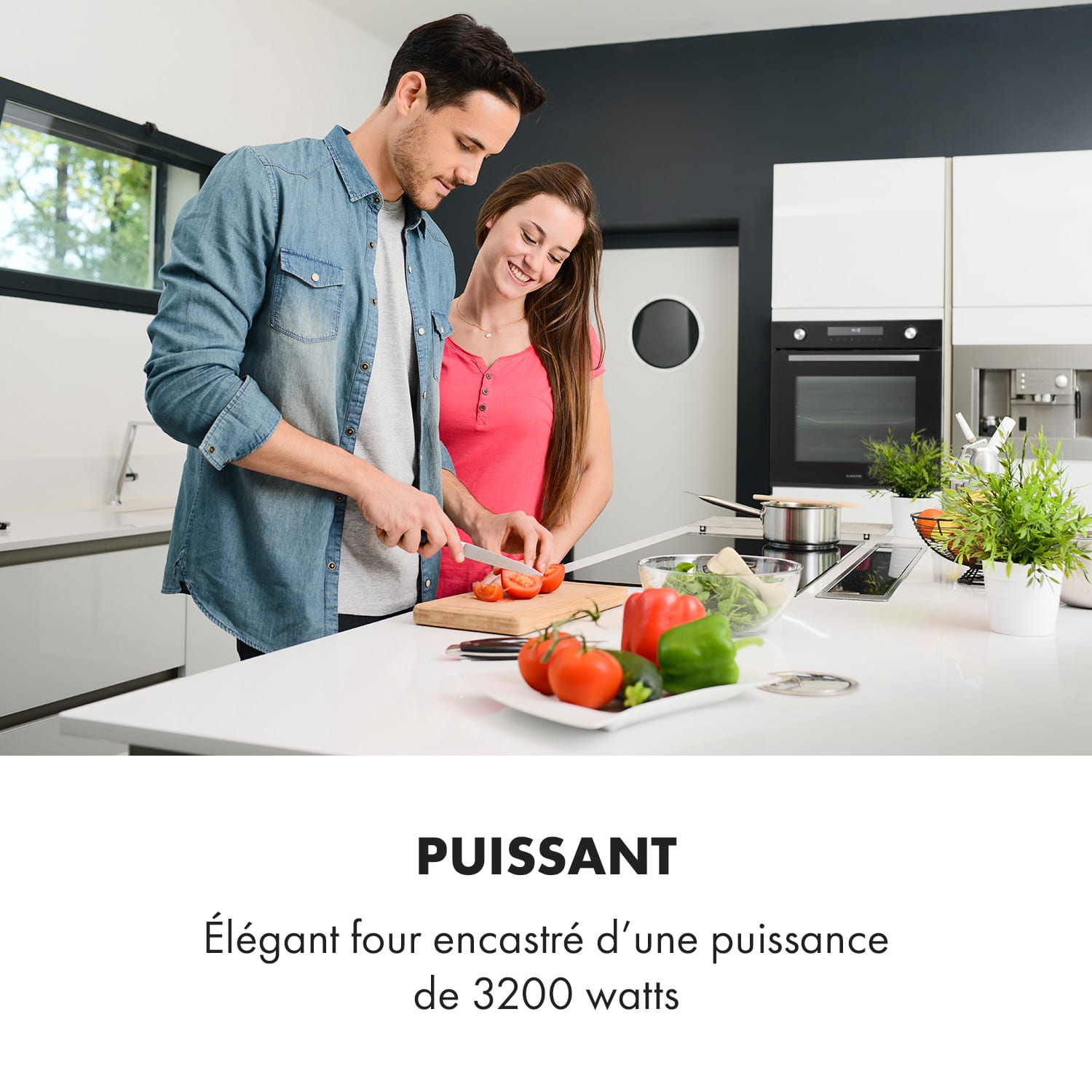 Robuchon four encastrable 3200 W 11 fonctions Classe A+ 
