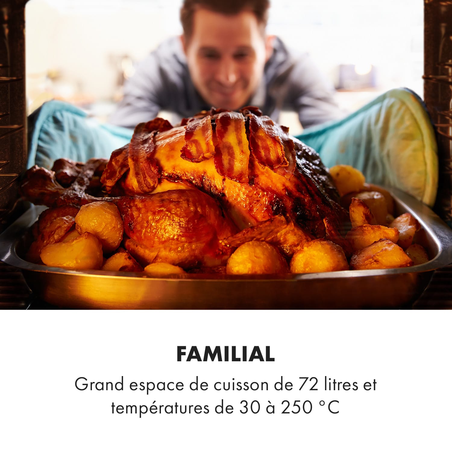 Robuchon four encastrable 3200 W 11 fonctions Classe A+ 