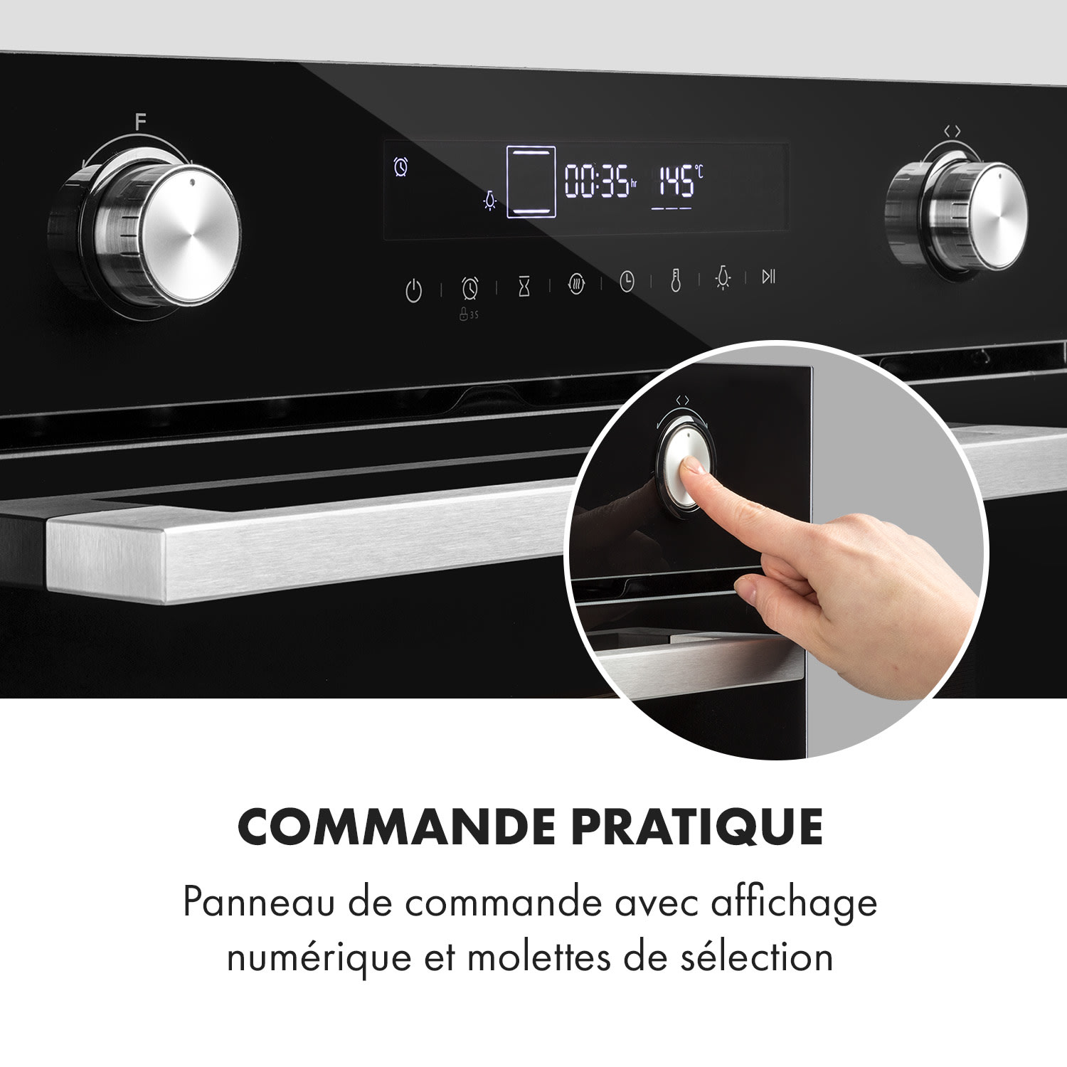 Robuchon four encastrable 3200 W 11 fonctions Classe A+ 