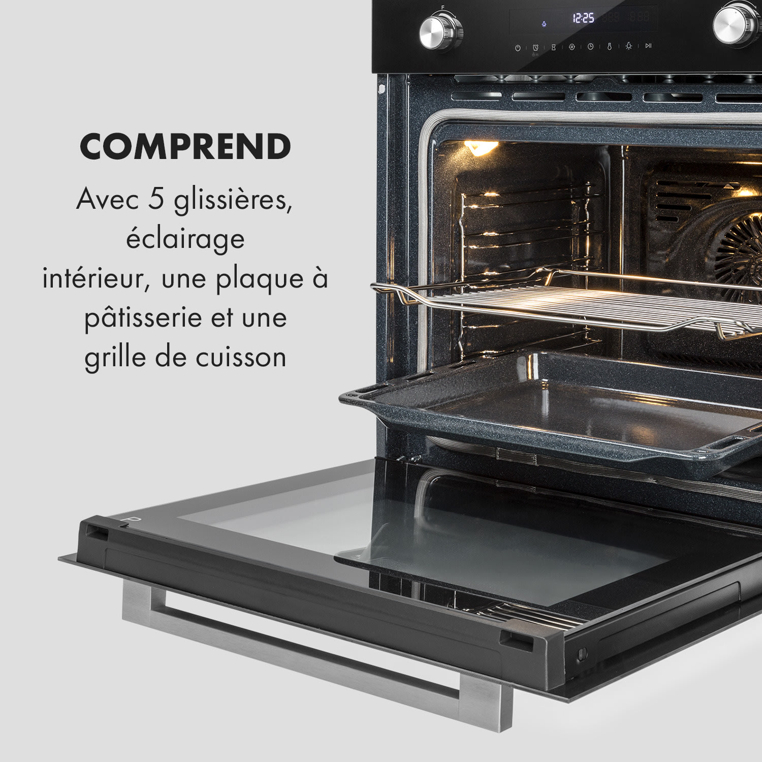 Robuchon four encastrable 3200 W 11 fonctions Classe A+ 