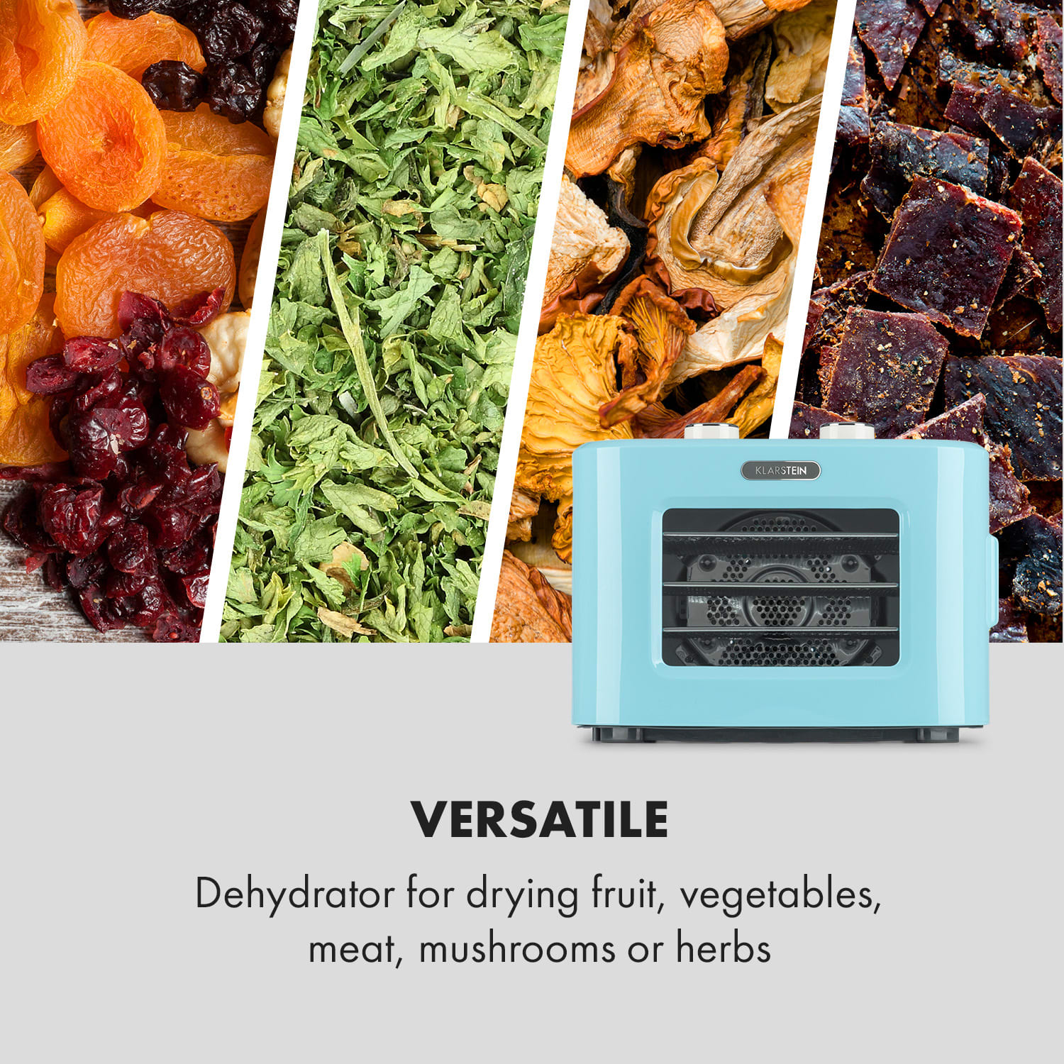 Tutti Frutti, sušilica za hranu, 400 W, 35 - 80 ° C, 8 litara Aqua