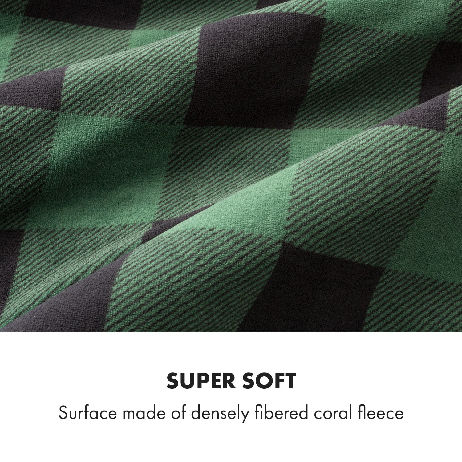 Dr. Watson XXL, električna grijaća deka, 120 W, 200 x 180 cm, koraljno runo, siva, kocke