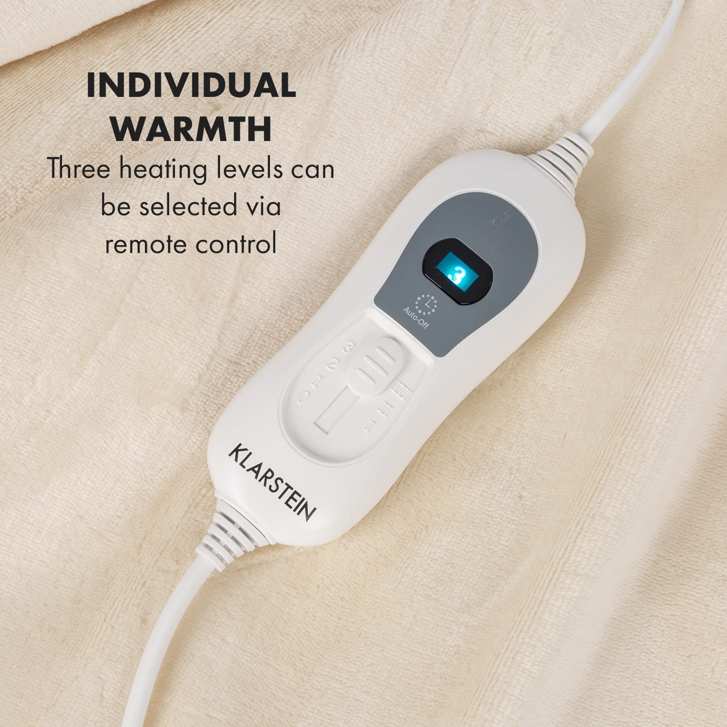 Slanket, thermo takaró ujjakkal, 120 W, 155 x 180 cm, coral fleece 155 x 180 cm | Vintage krém