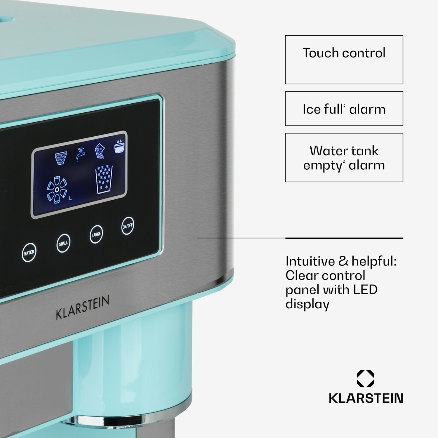 Eiszeit Crush ijsblokjesmachine 2 afmetingen crushed ice Aqua