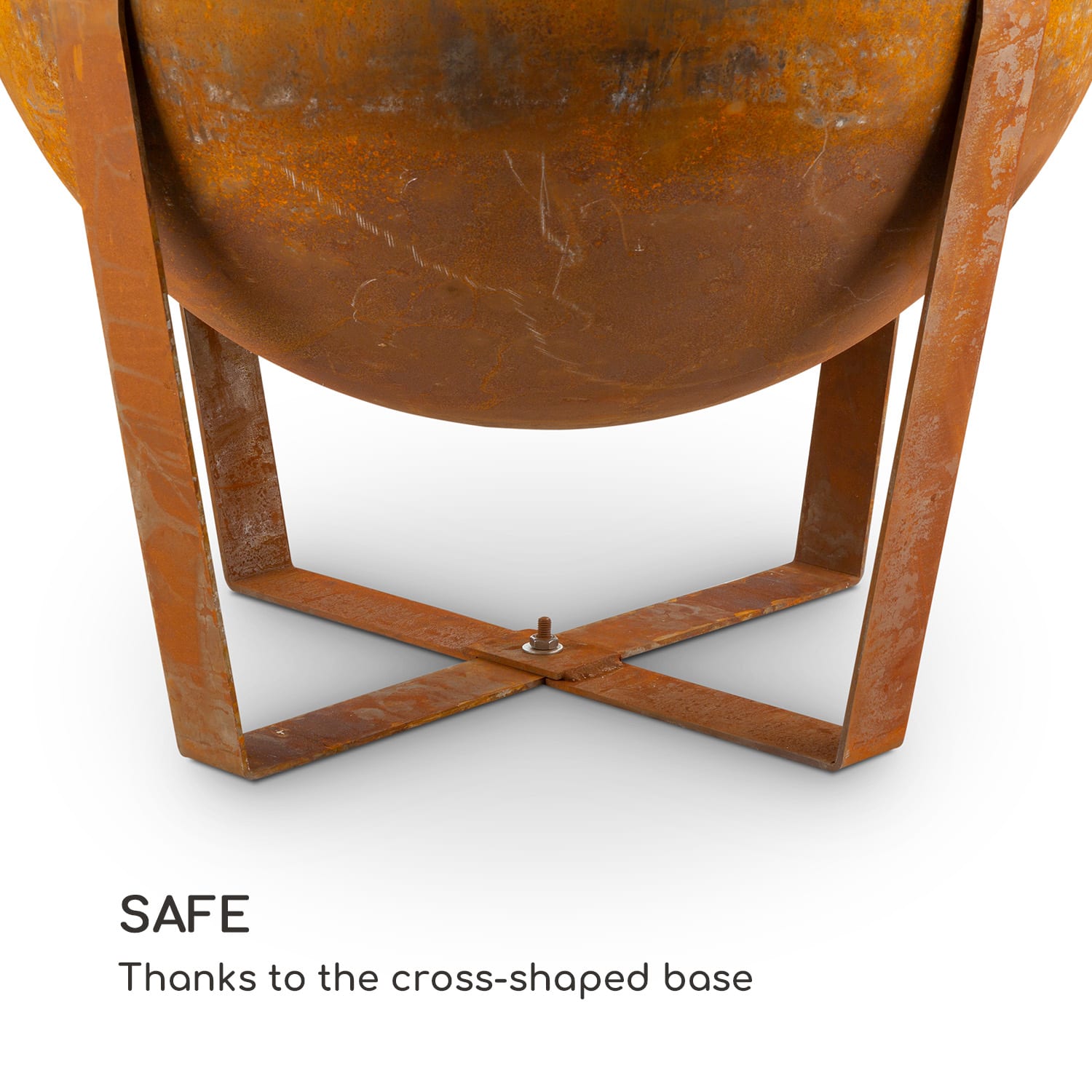 Fire Globe Fire Bowl with Grill Ø60cm Steel 