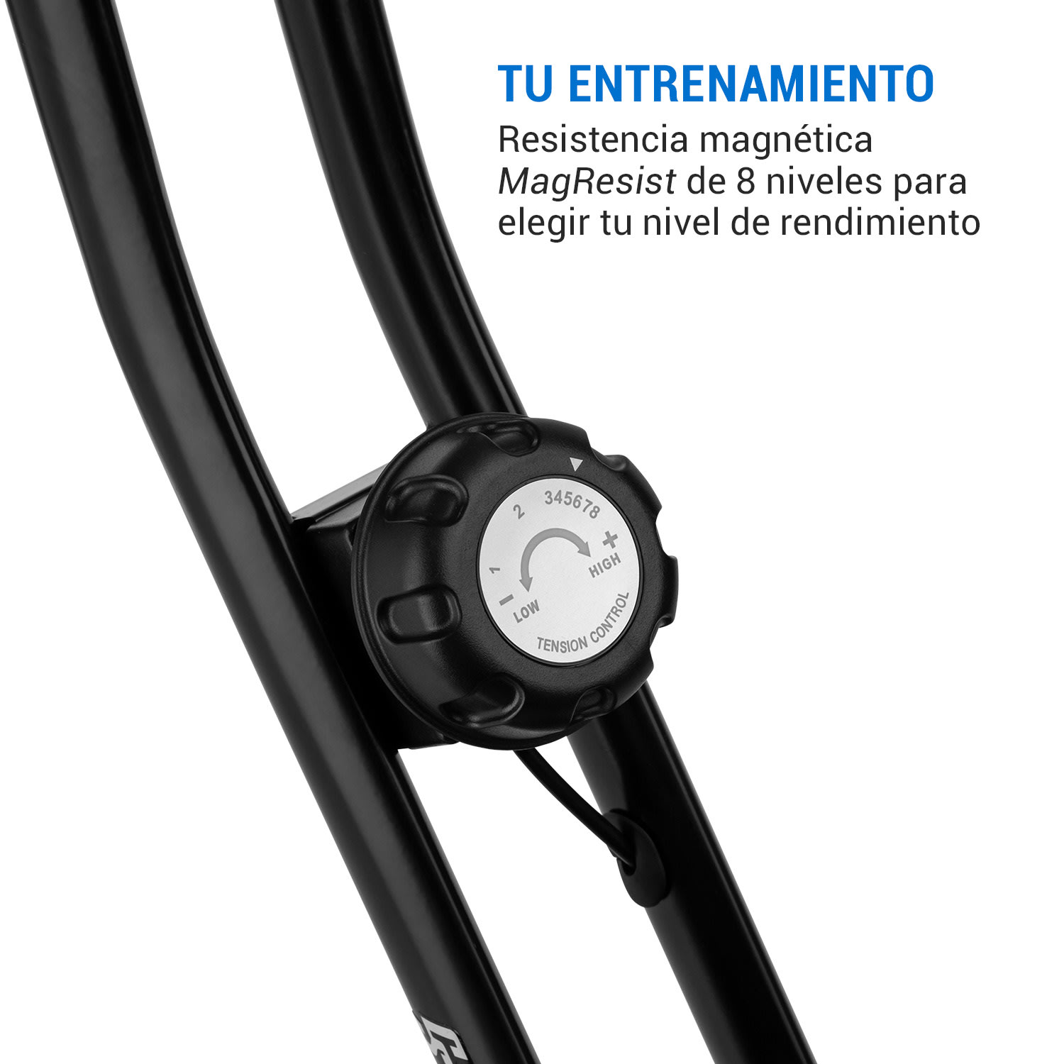 Azura Full Body Comfort Bicicleta estática Bicicleta de manos Masa oscilante de 7,5 kg Accionamiento por correa 