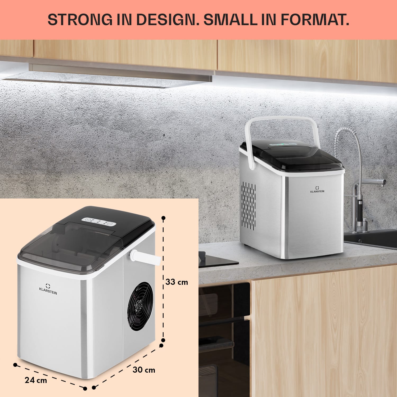 AeroVital Fry Hot Air Fryer 1500W 10l 9 Programmes Black / Silver 