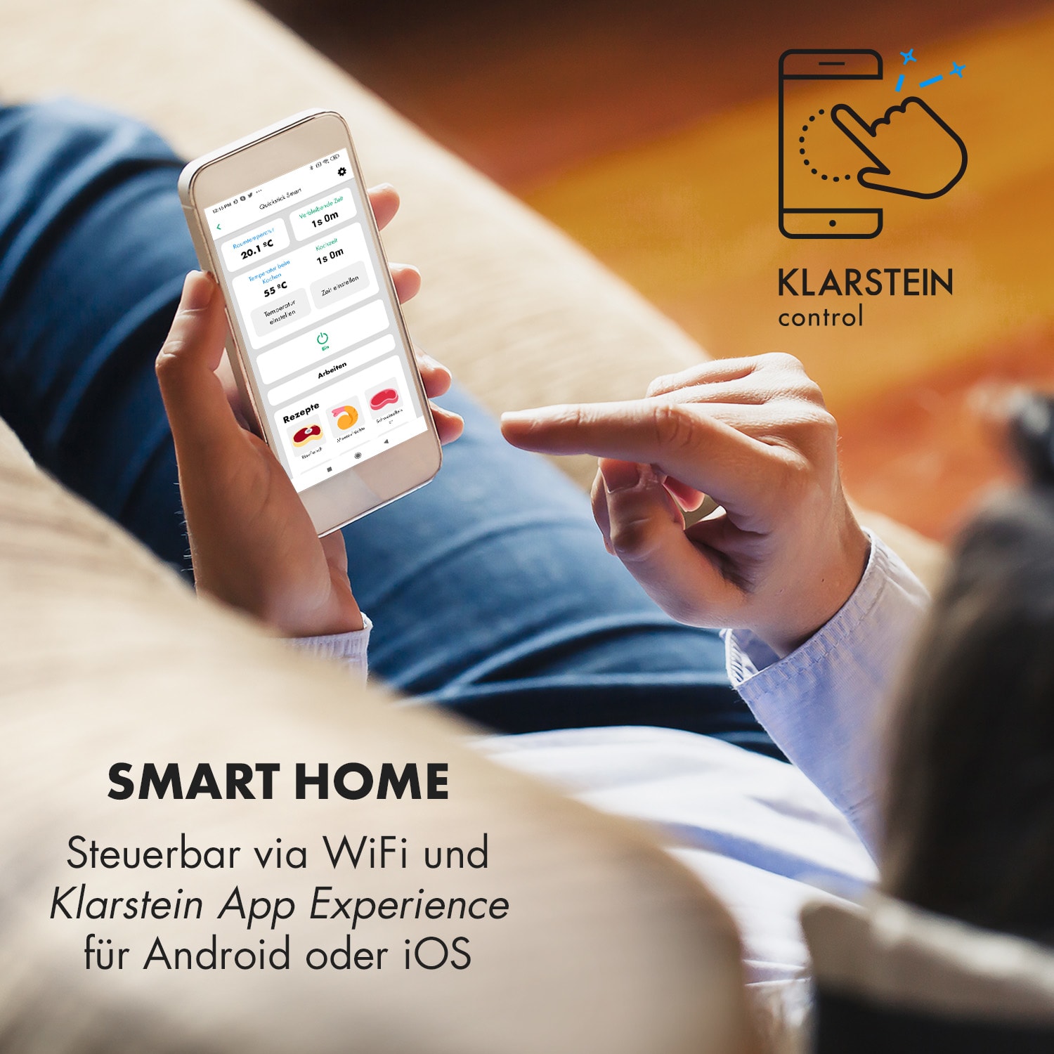 Quickstick Smart Sous Vide Pumpe 3D Circulation 20-95 °C 