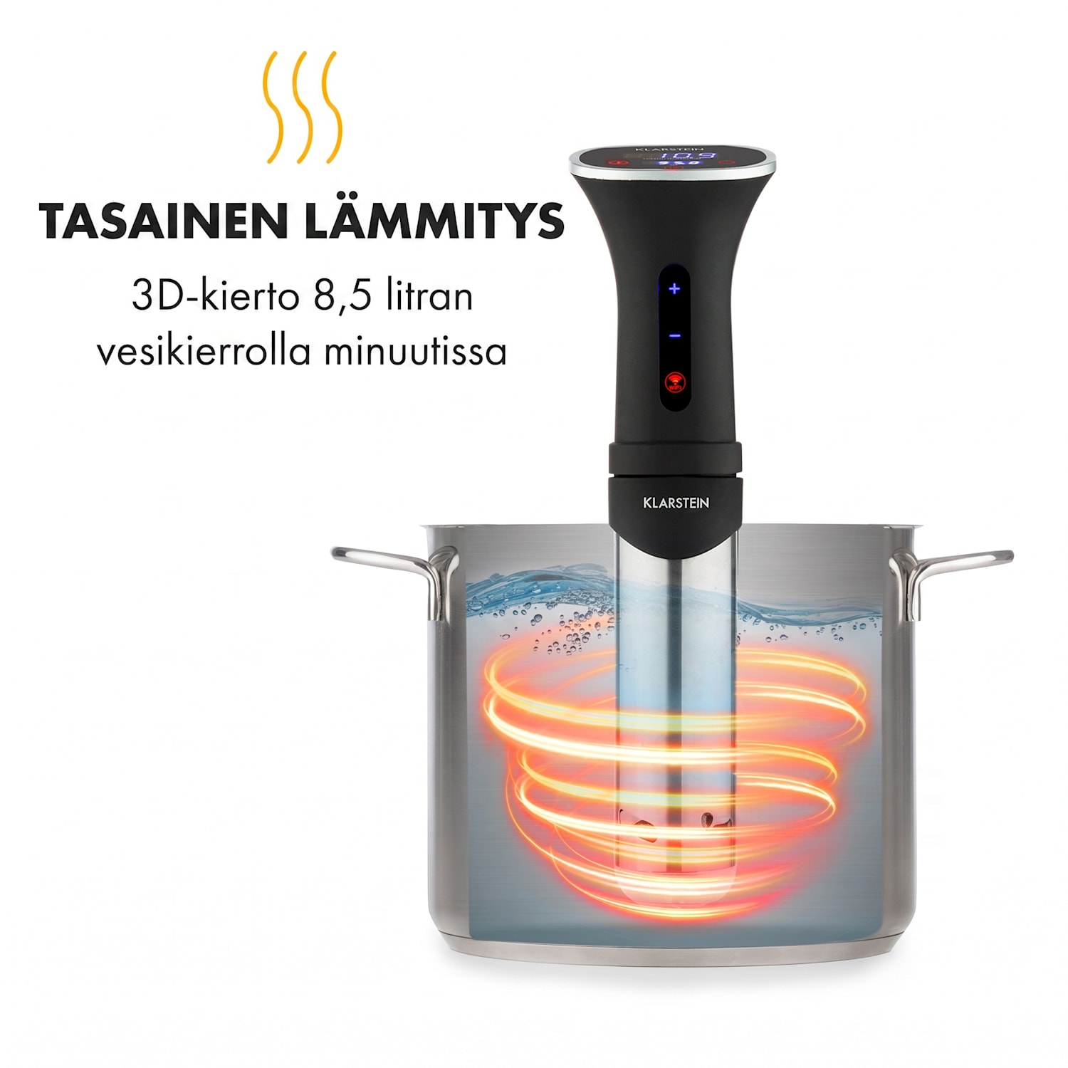 Quickstick Smart -sous vide pumppu 3D Circulation 20–95 °C 