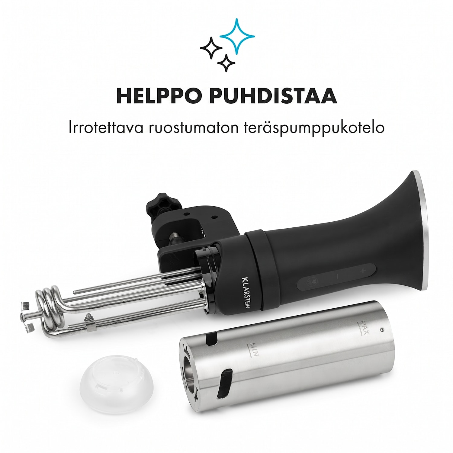 Quickstick Smart -sous vide pumppu 3D Circulation 20–95 °C 
