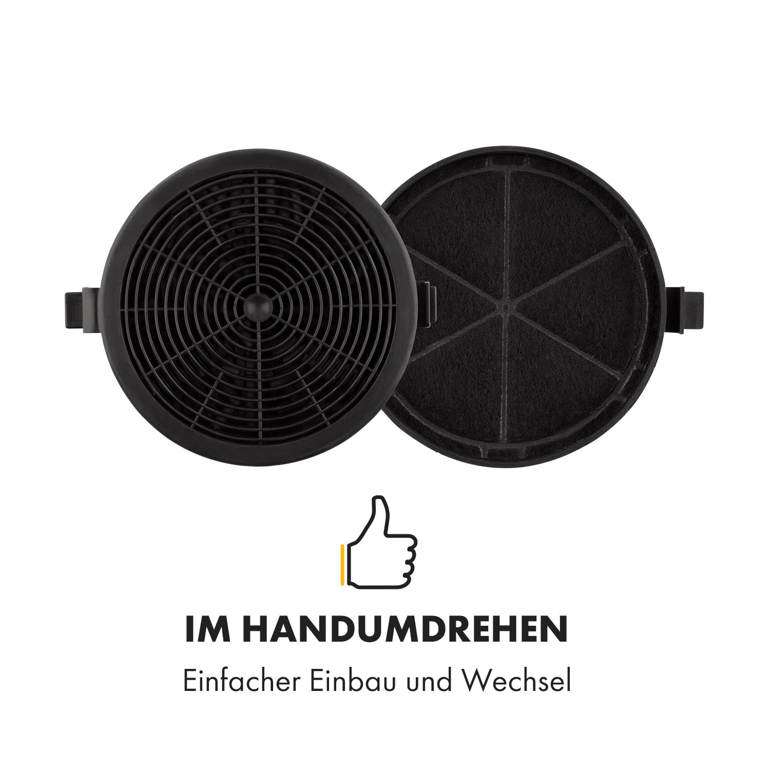 Sofia filtres à charbon actif pour hottes aspirantes 2 x filtres recyclage d'air 