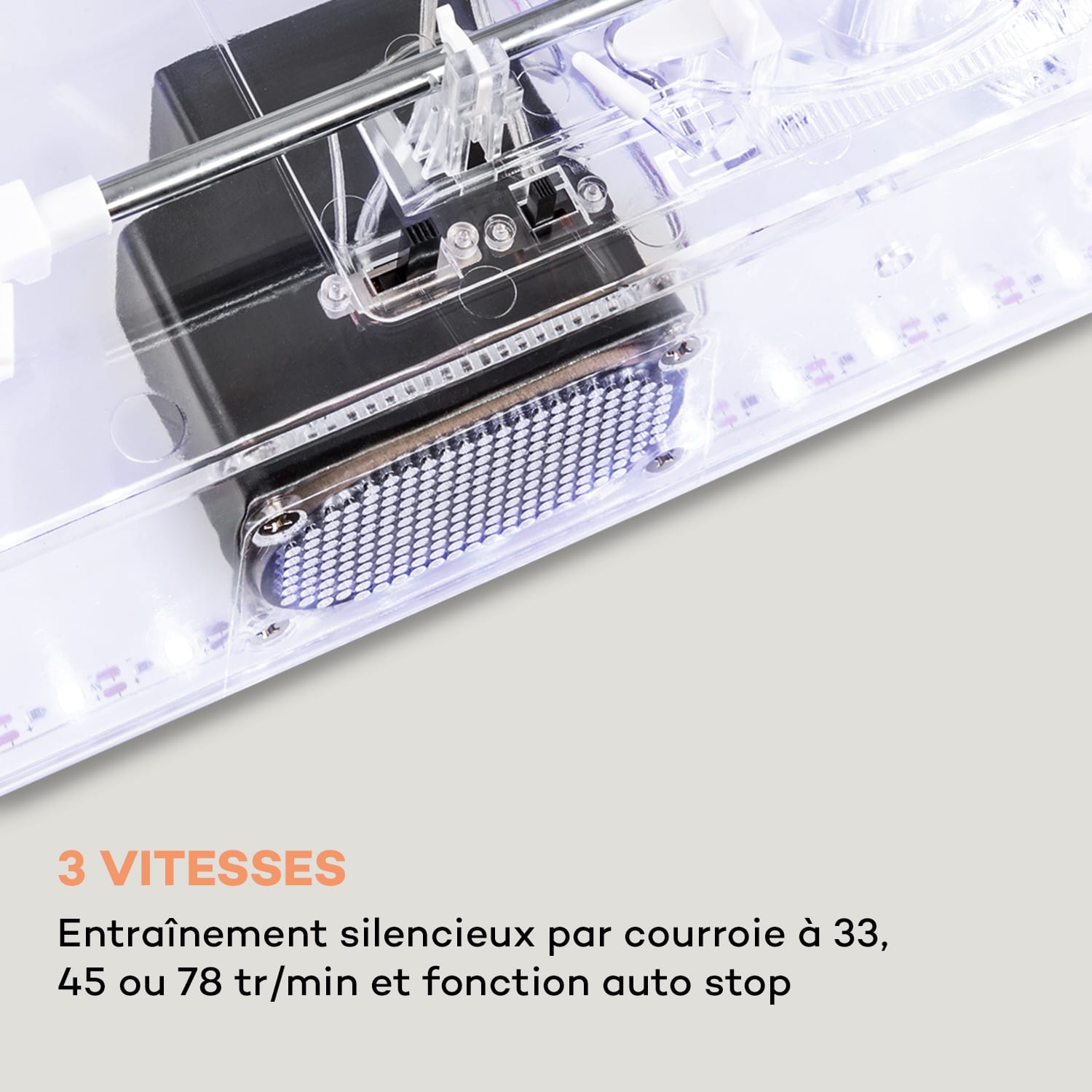 ClearTech platenspeler 33/45/78 toeren Bluetooth-stereoluidsprekers  