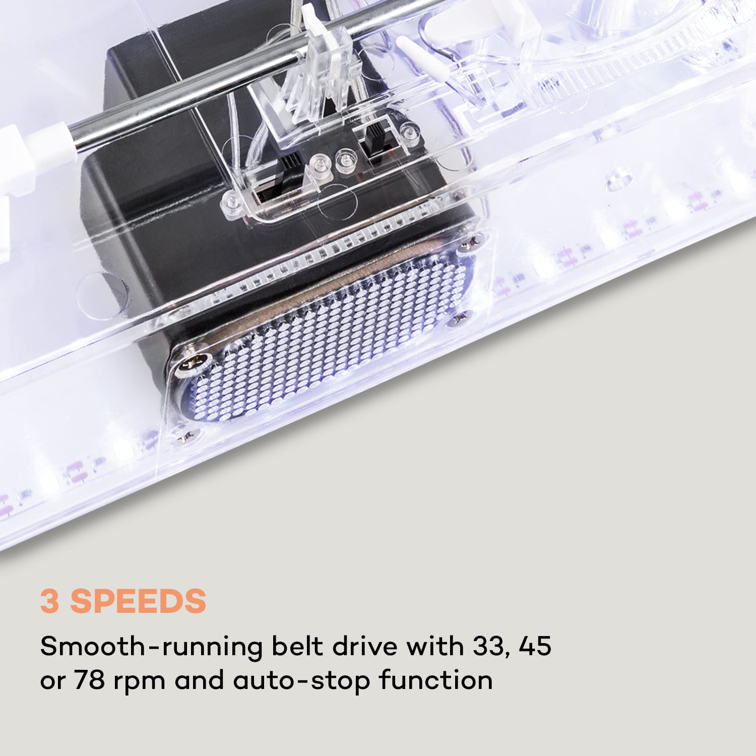 ClearTech-levysoitin 33/45/78 rpm Bluetooth stereokaiutin  