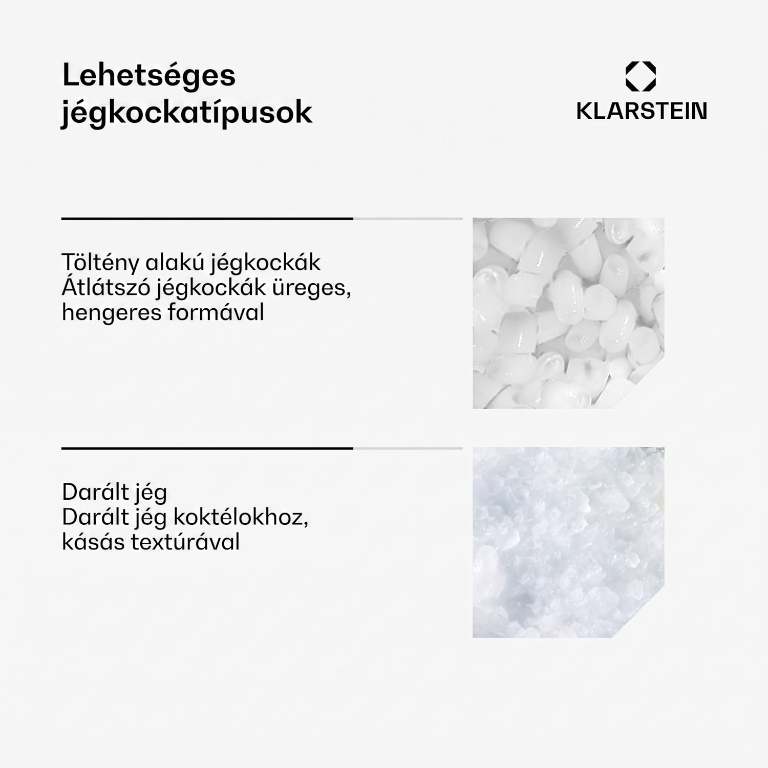 Icefestival Bullet, jégkocka készítő, 195 W, 1,9 L tartály, 20 kg/24 h golyó | Rozsdamentes acél
