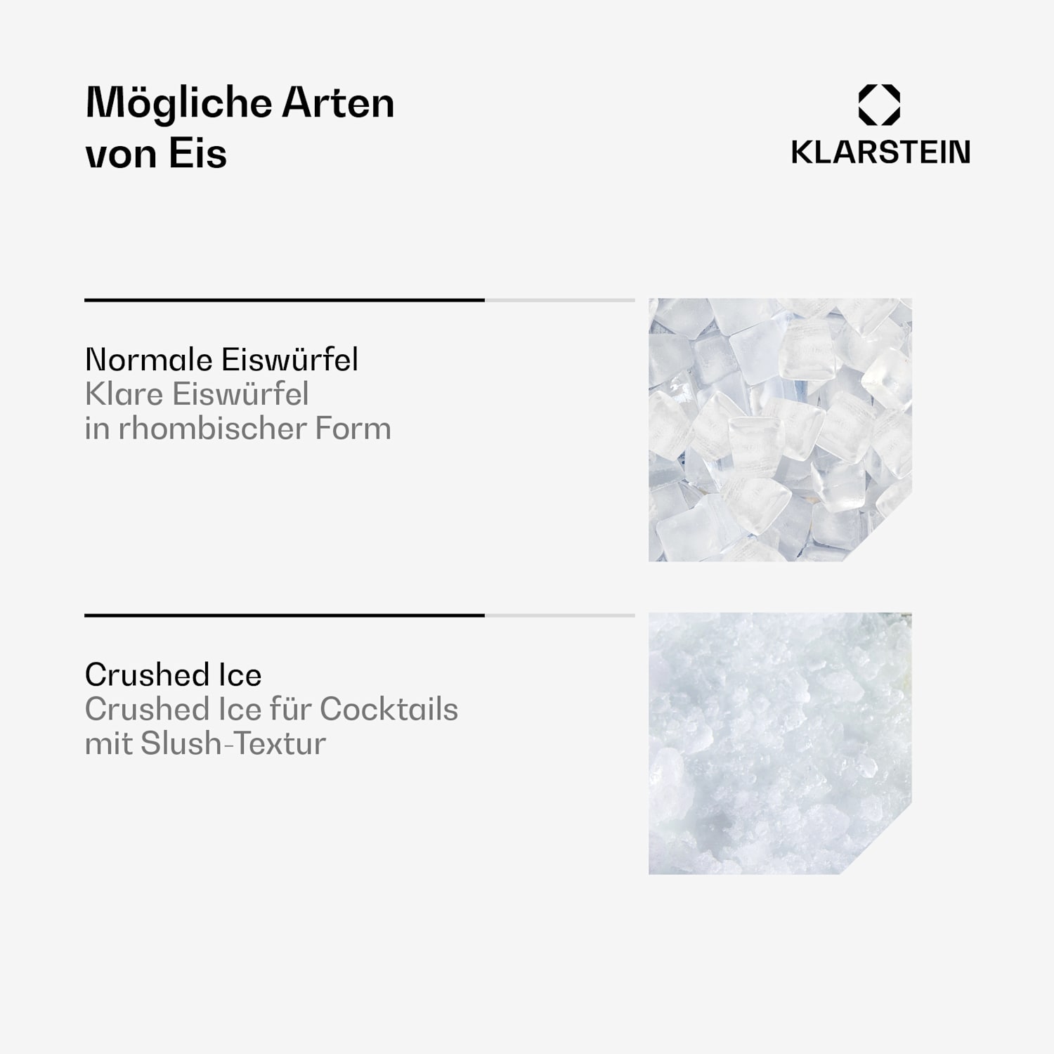 Icefestival Cube Eiswürfelbereiter 400W 1,9l 20kg/24h Eisform: Würfel | Edelstahl