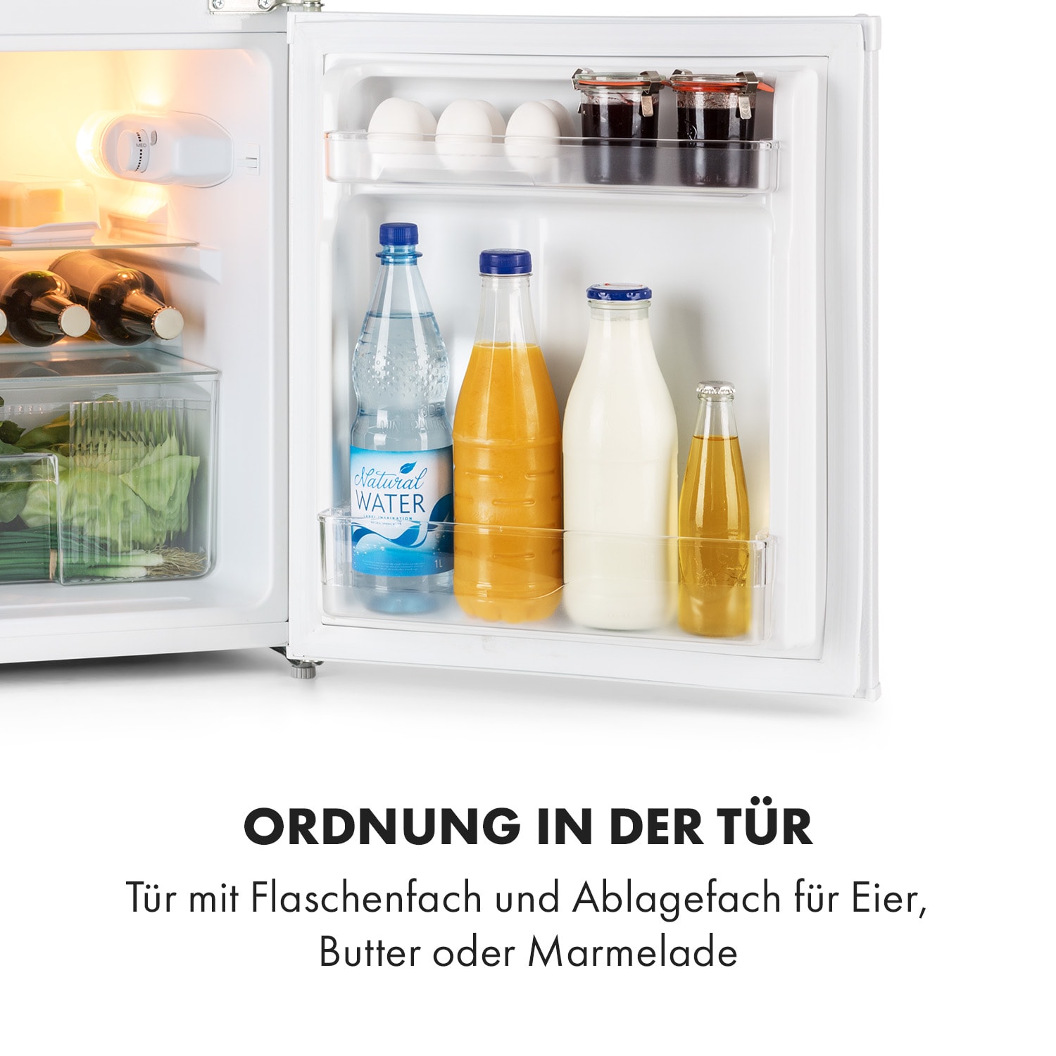 Big Daddy Cool Kühl-Gefrier-Kombination 87 Liter 40dB EEK F 