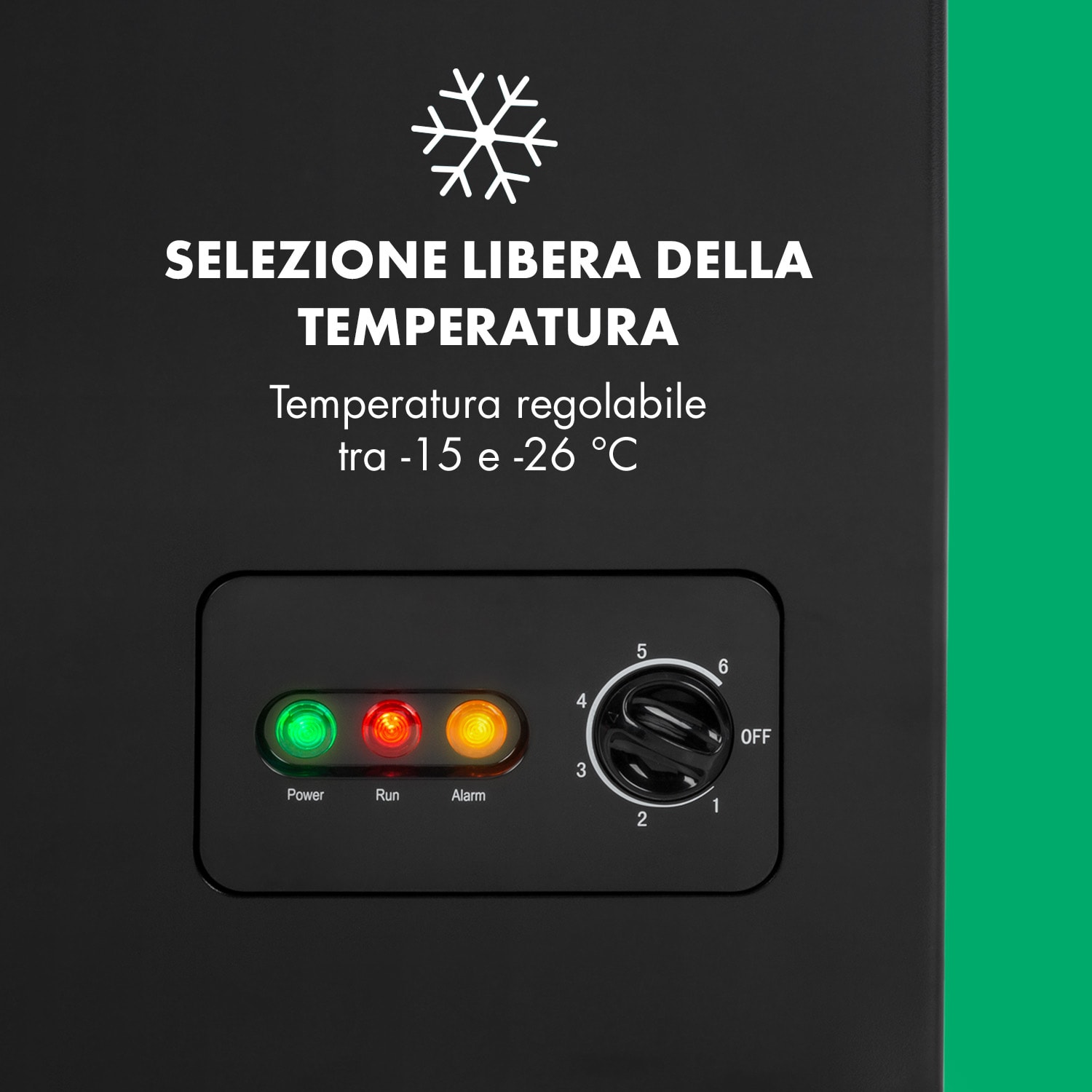 Iceblokk 100 Congelatore Freezer 100 L 75 W 100 Ltr | Nero