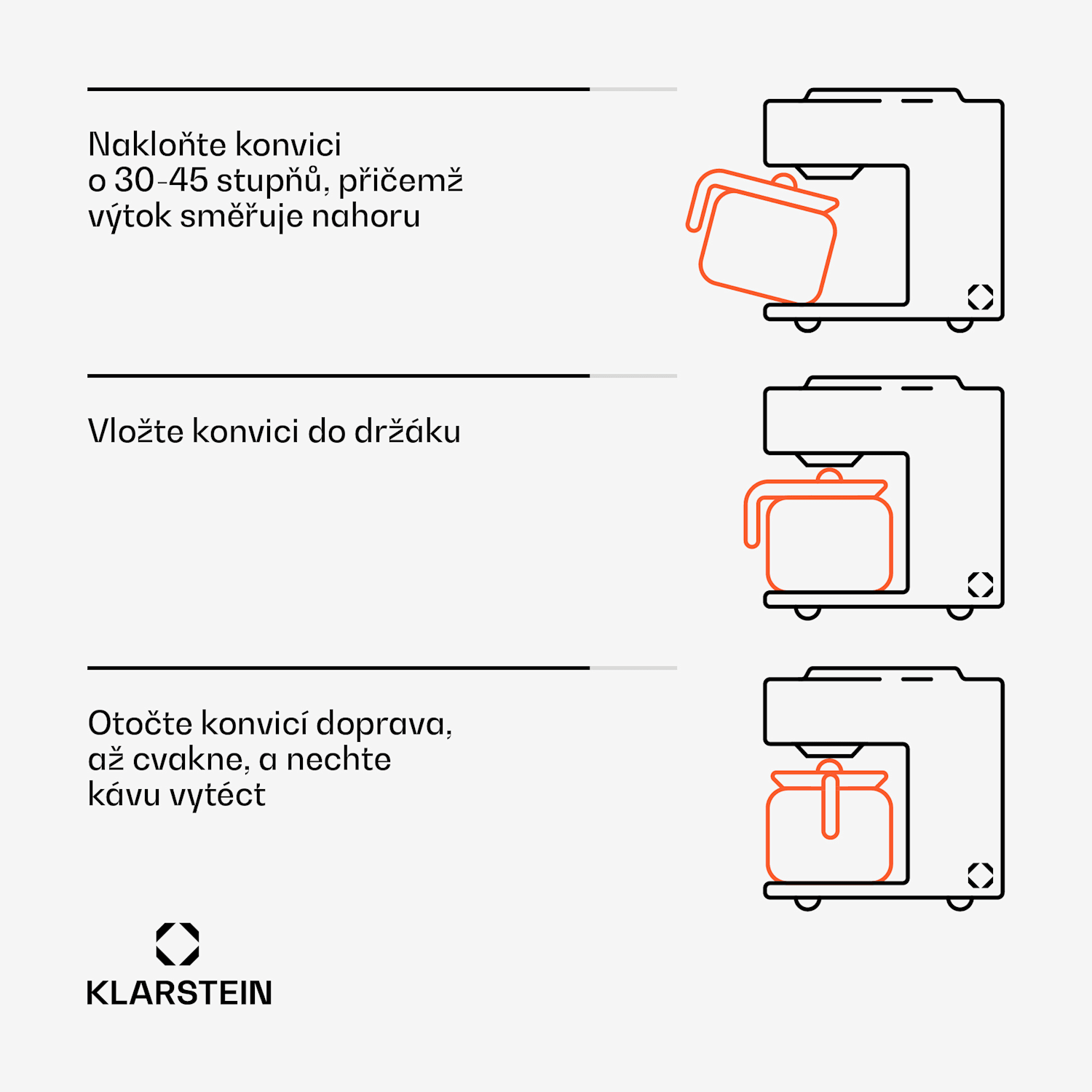 Arabica, kávovar, 800 W, 1,2 l, Easy-touch control, stříbrno/černý Červená