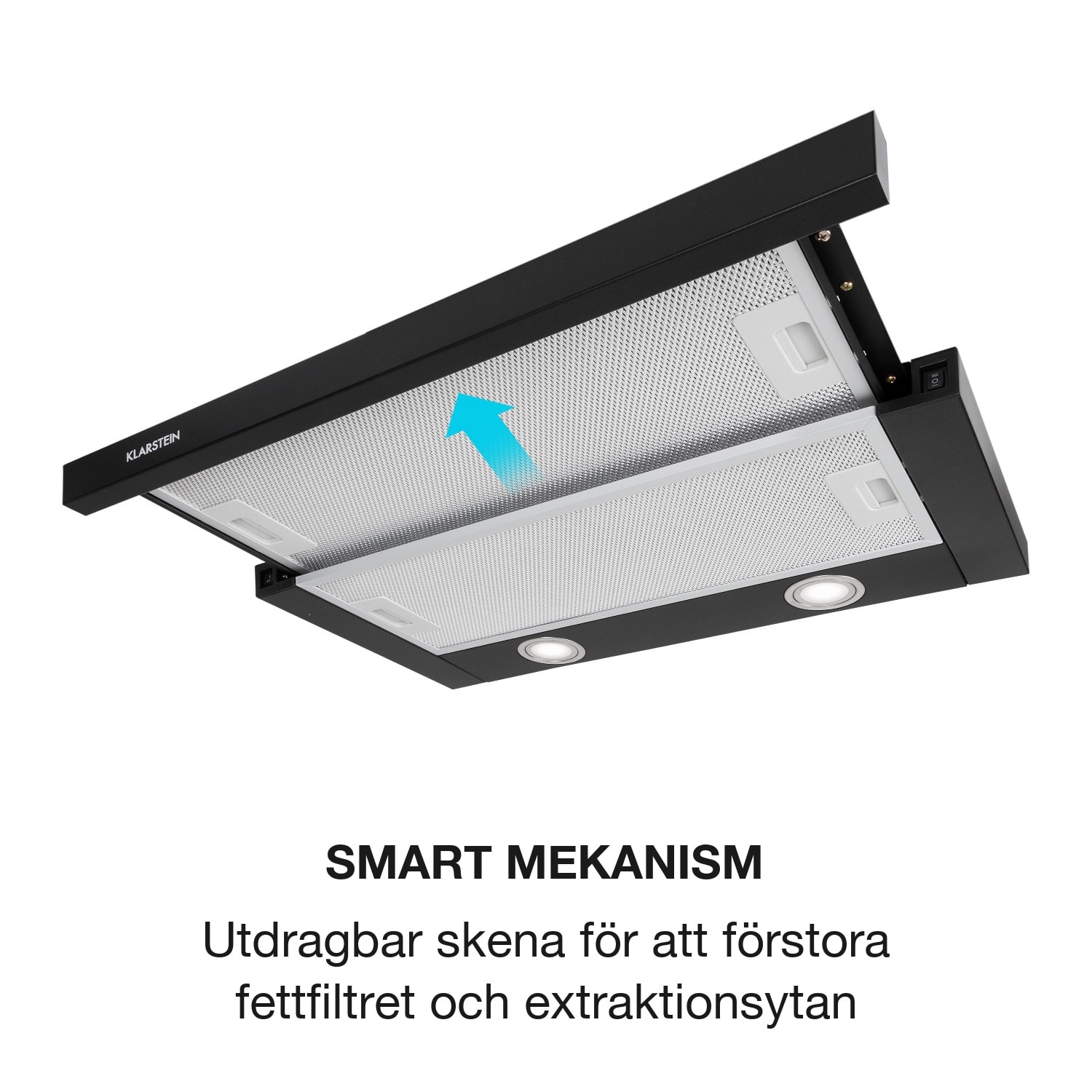 Mariana 60 Köksfläkt 500 m³/h frånluft LED 