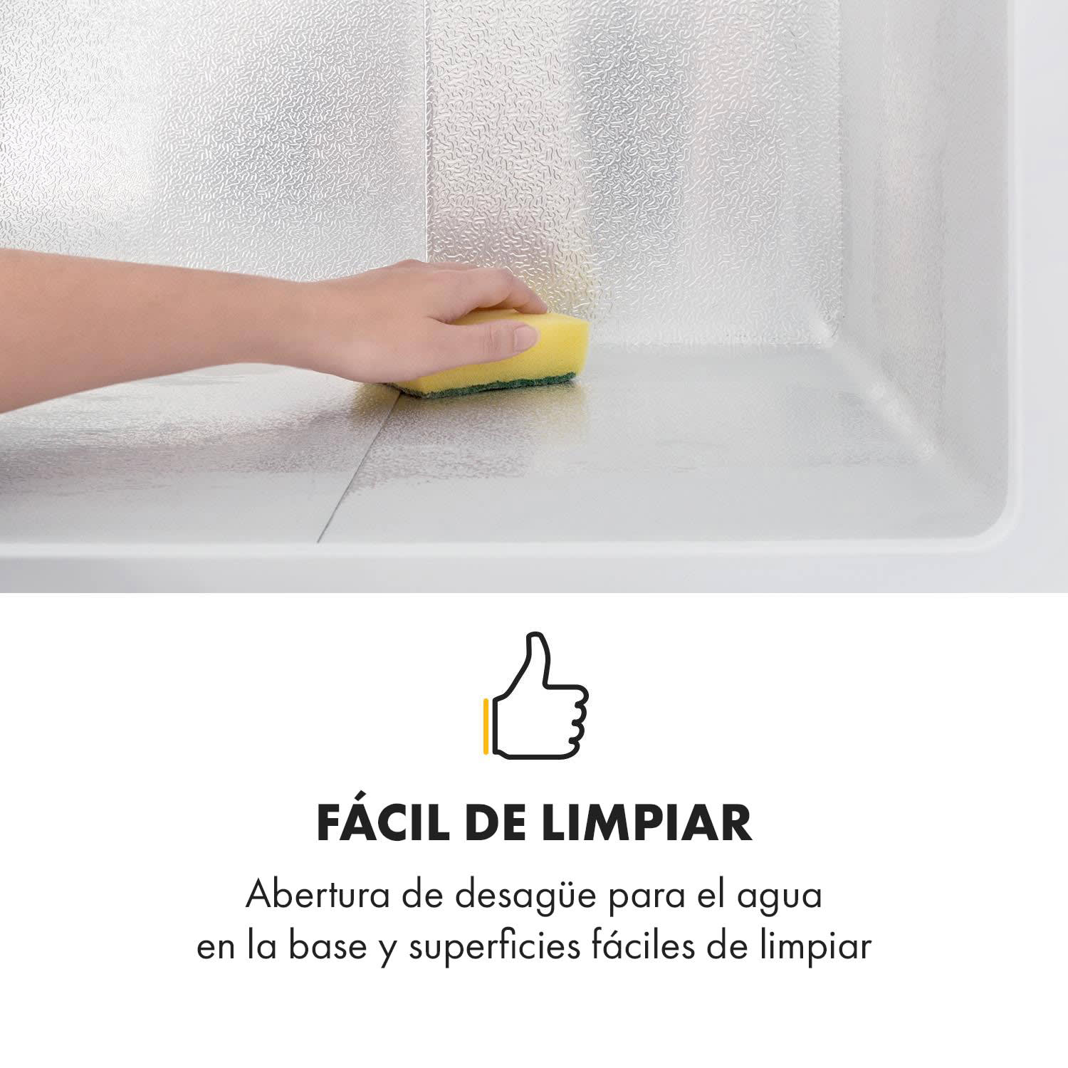 Iceblokk Eco congelador D 200 litros 2 cestas colgantes rodillos de suelo 