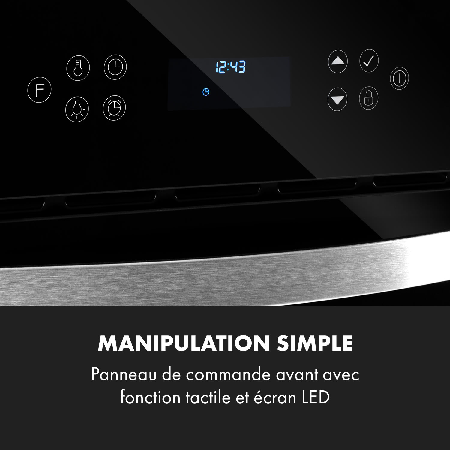 Bernadin four électrique encastrable 2800watts, 70l, 50-250°C, classe A+ 