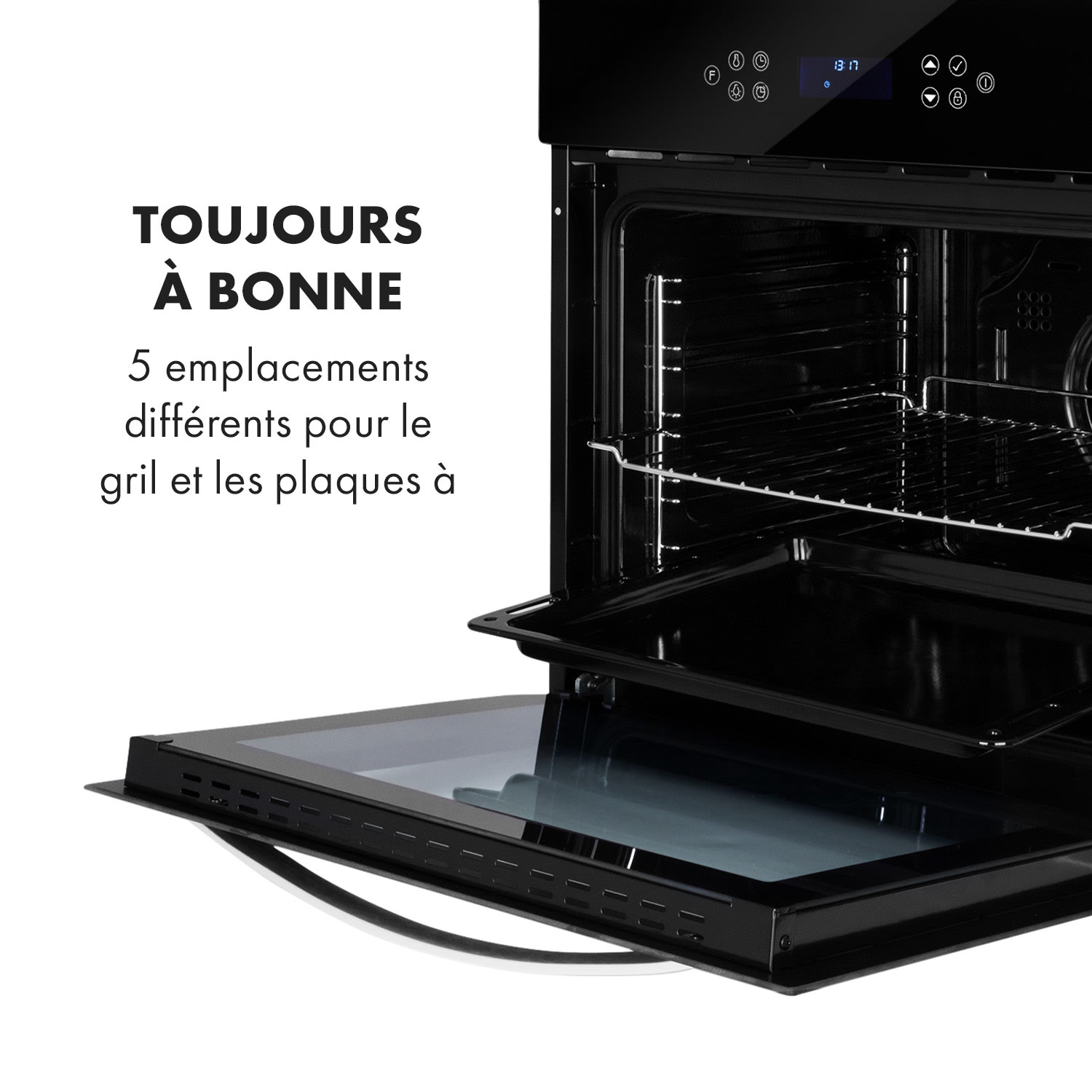 Bernadin four électrique encastrable 2800watts, 70l, 50-250°C, classe A+ 